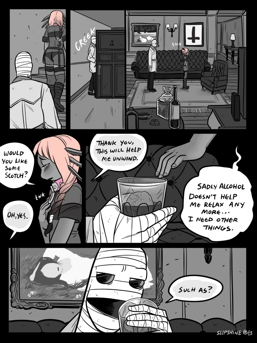 Mr Invisible & The Axolotl porn comic picture 3