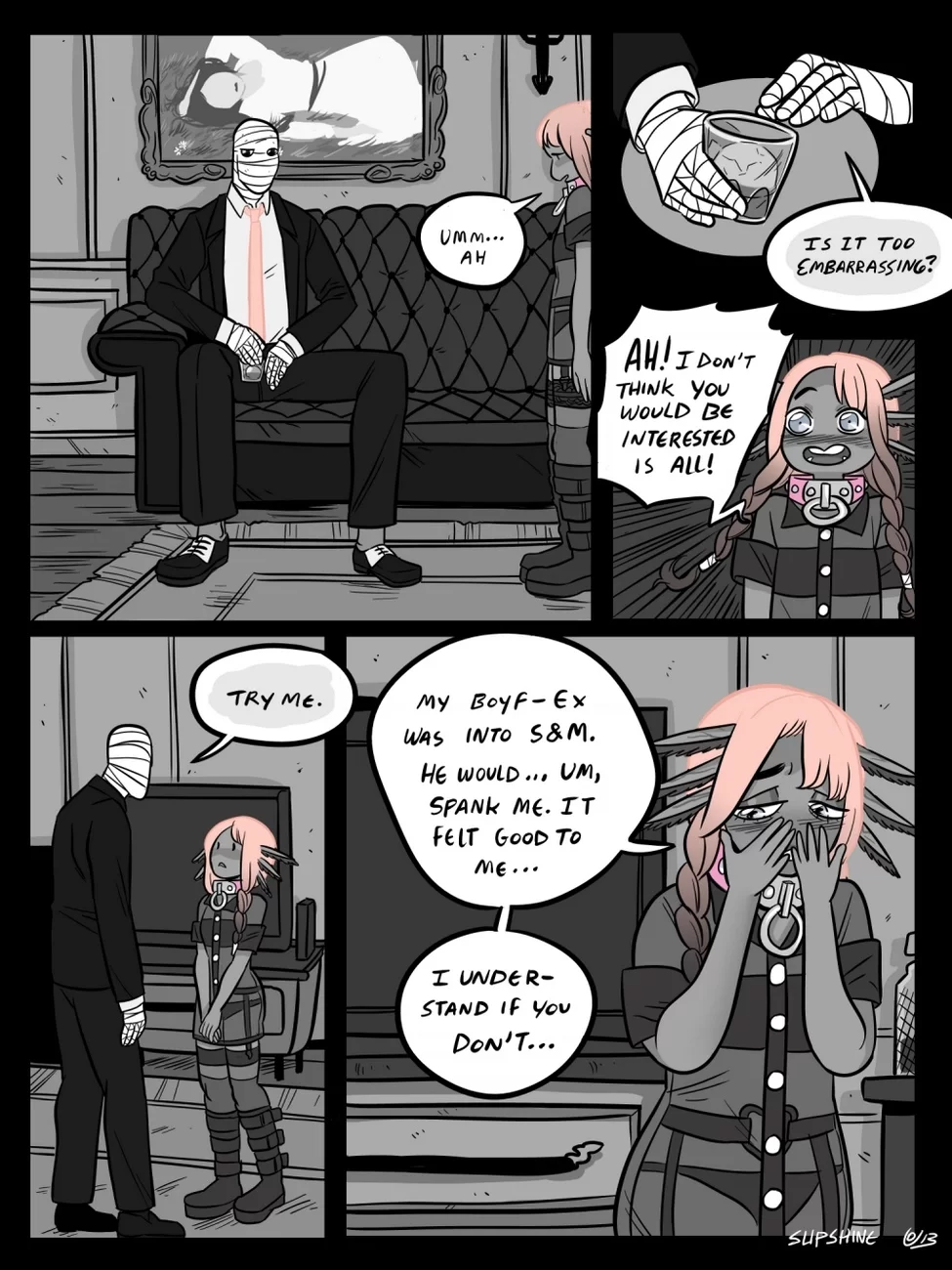 Mr Invisible & The Axolotl porn comic picture 4