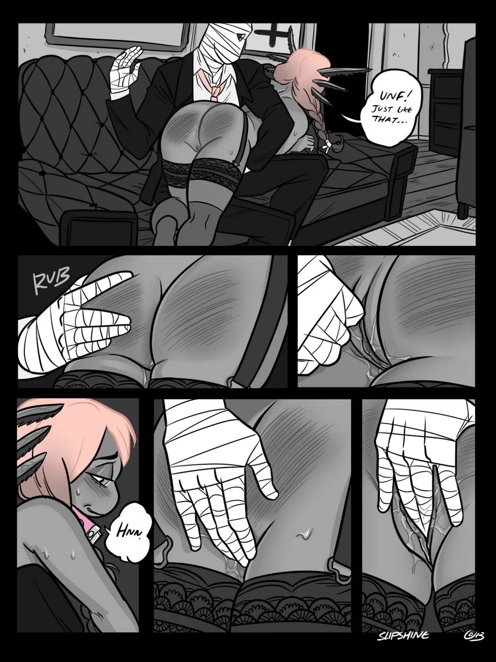 Mr Invisible & The Axolotl porn comic picture 8