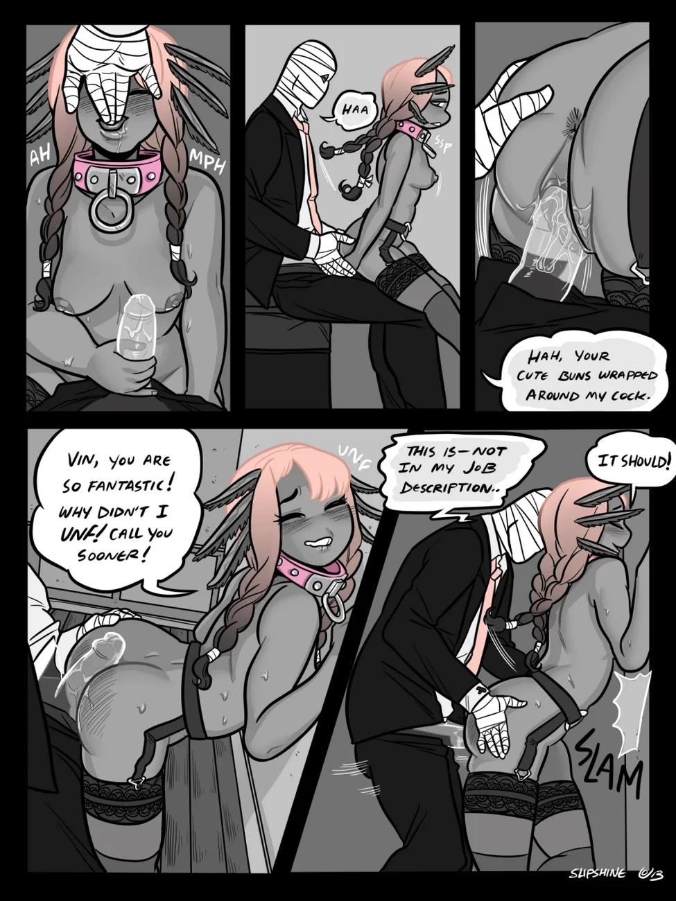 Mr Invisible & The Axolotl porn comic picture 9