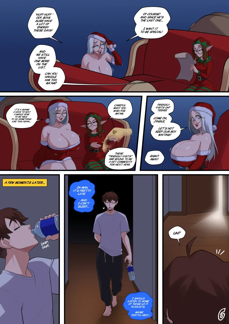 Mrs. Claus in: White Christmas! porn comic picture 6