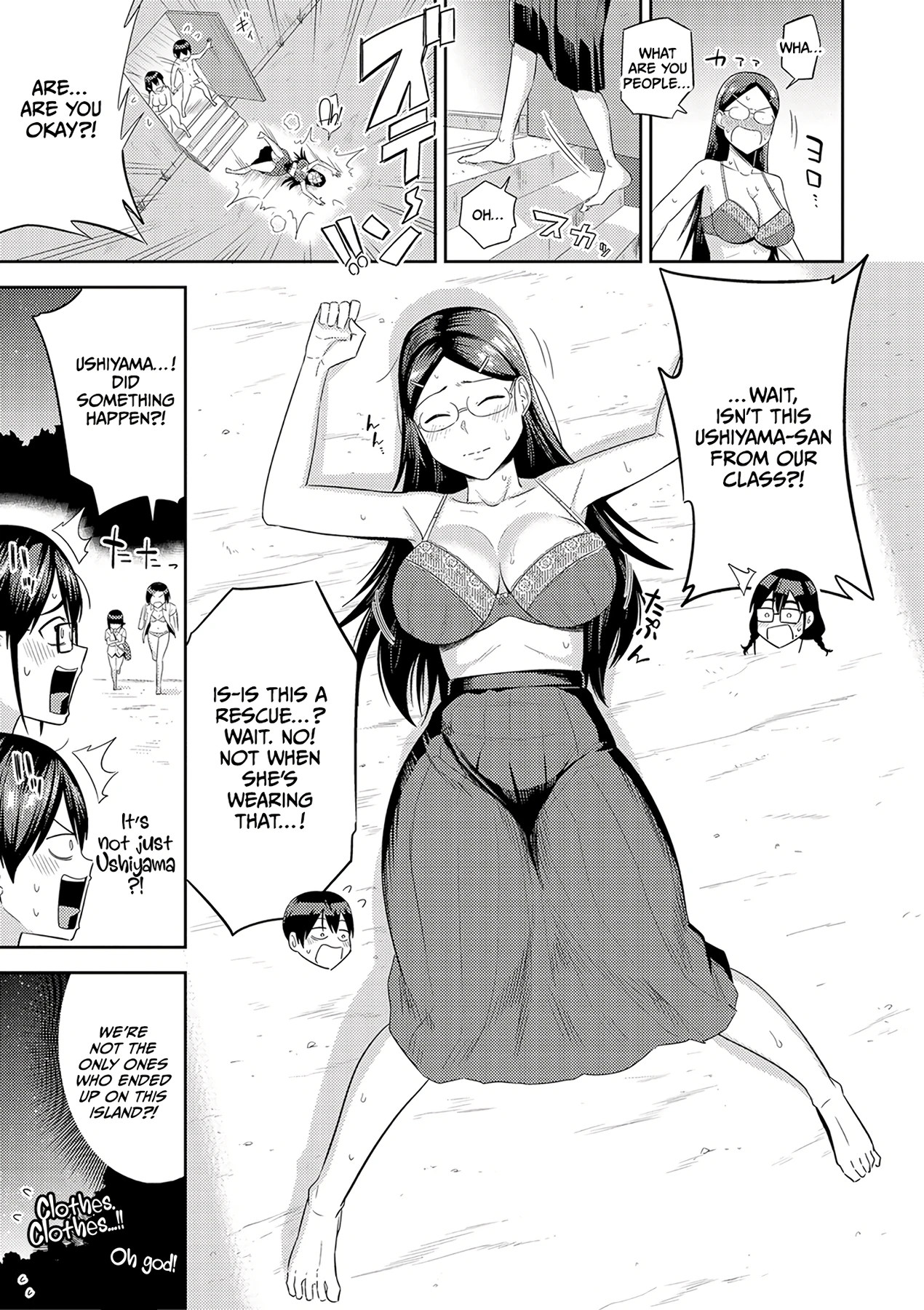 Mujintou de, SEX ni Kyoumi Shinshin na Dosukebe Inkya Joshi-tachi to Harem Life 2 porn comic picture 3