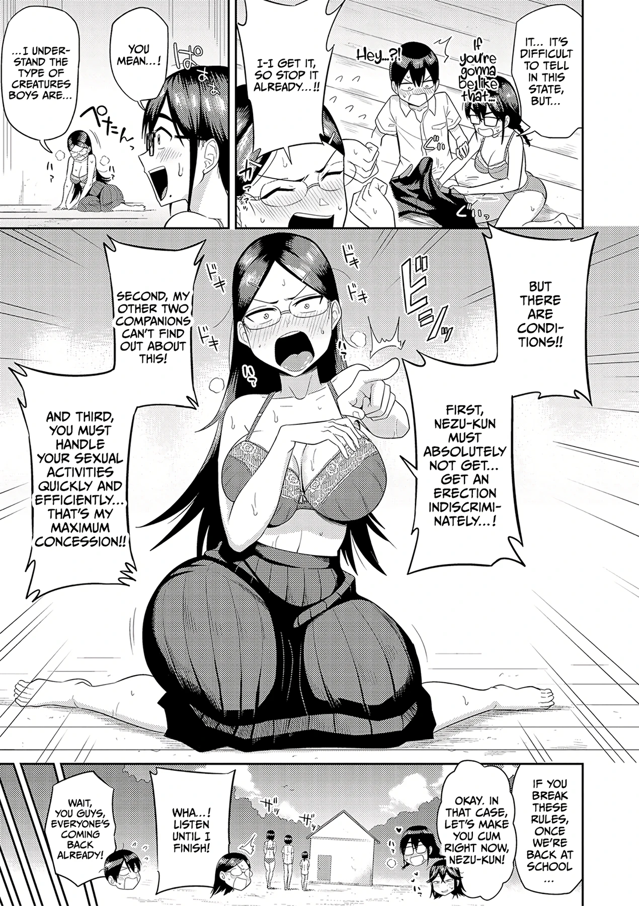 Mujintou de, SEX ni Kyoumi Shinshin na Dosukebe Inkya Joshi-tachi to Harem Life 2 porn comic picture 9