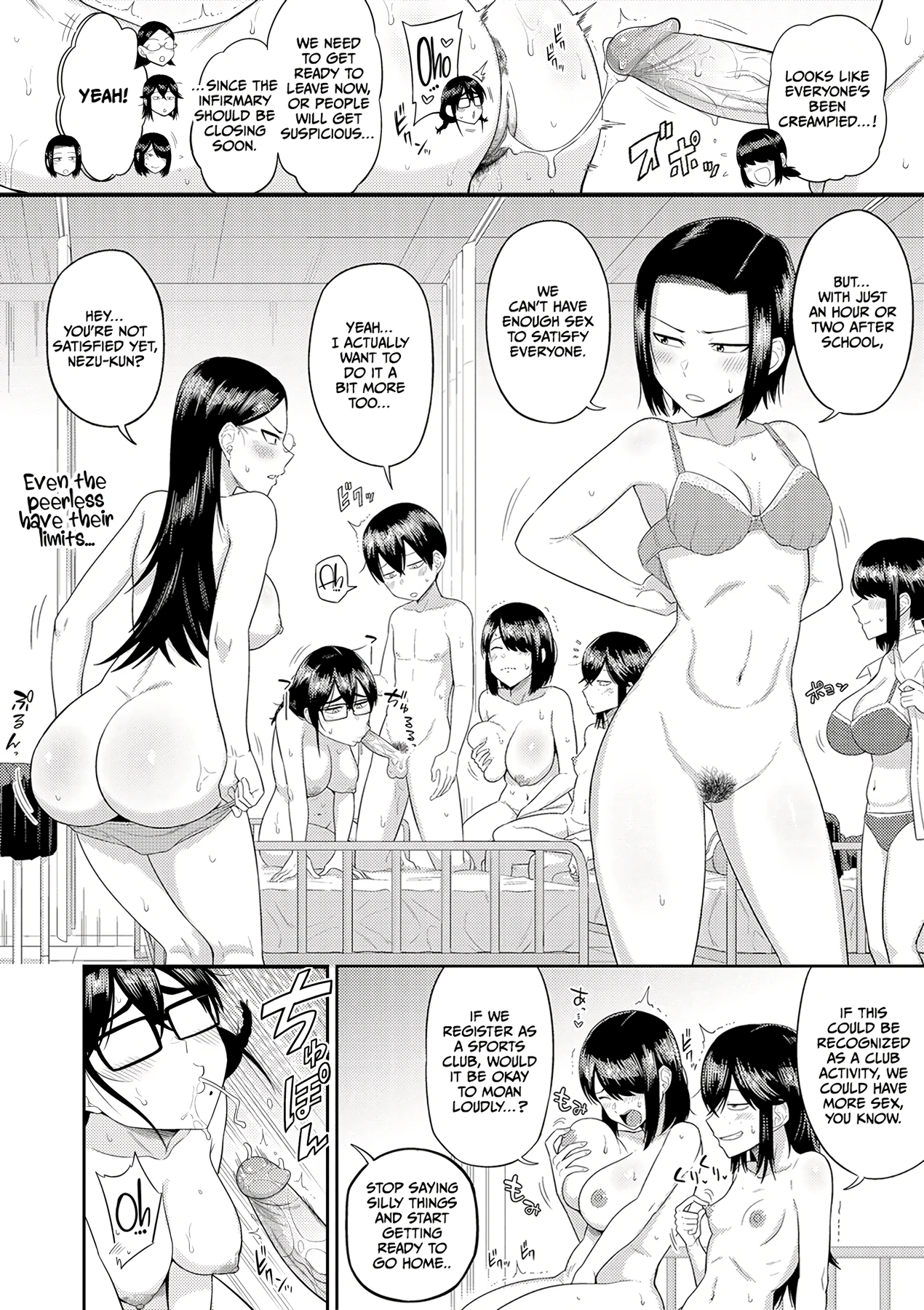 Mujintou de, SEX ni Kyoumi Shinshin na Dosukebe Inkya Joshi-tachi to Harem Life 4 porn comic picture 2
