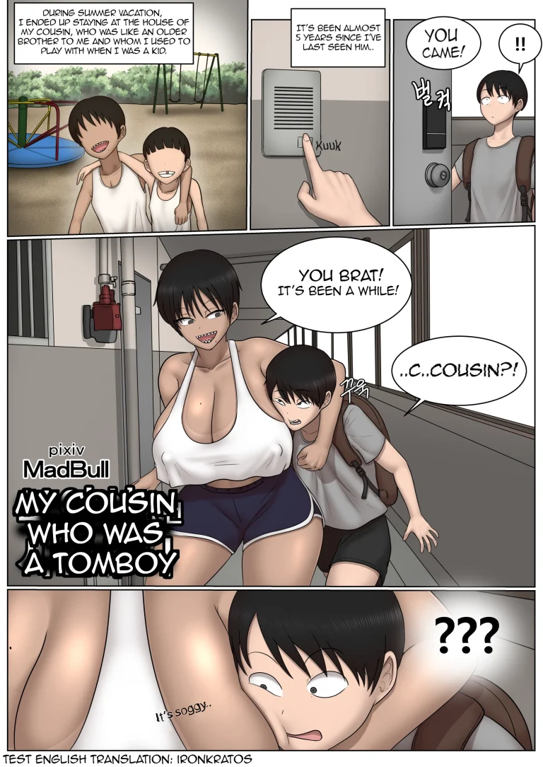 My Cousin who was a Tomboy porn comic picture 1