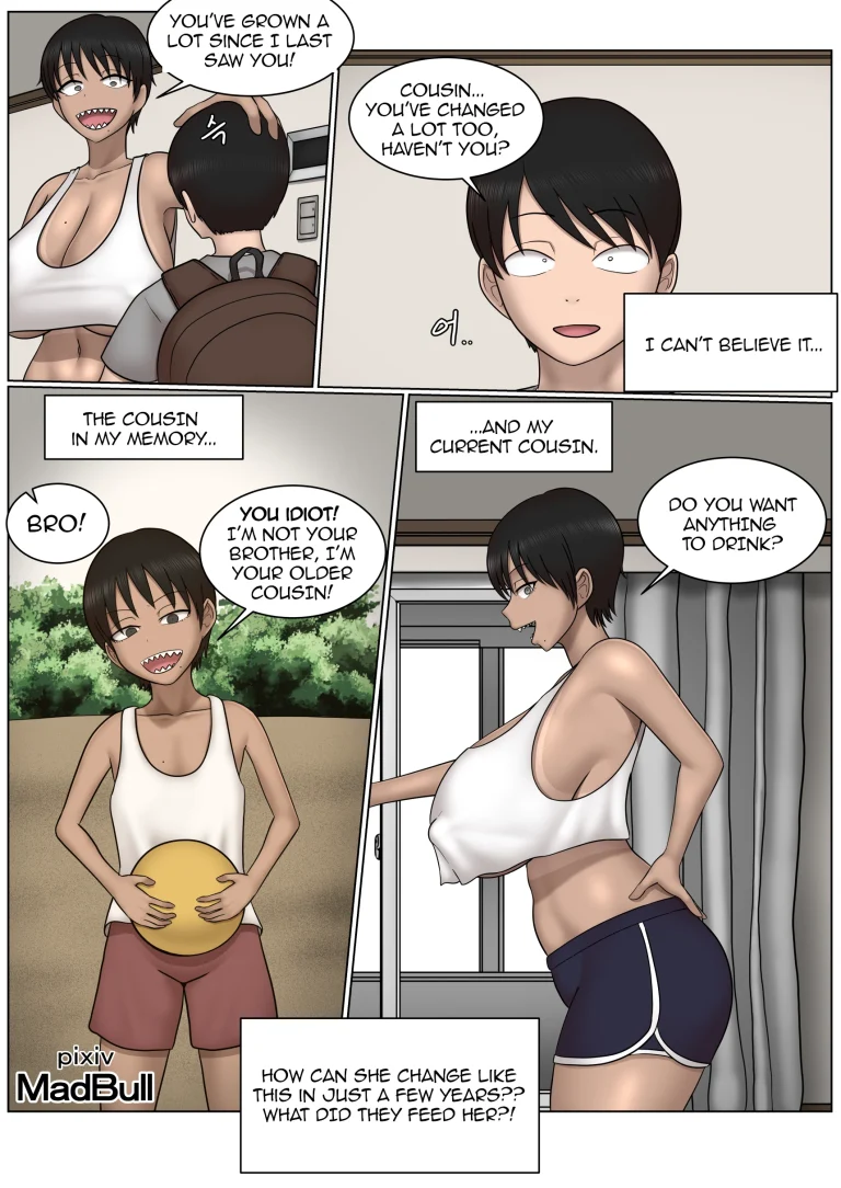 My Cousin who was a Tomboy porn comic picture 2