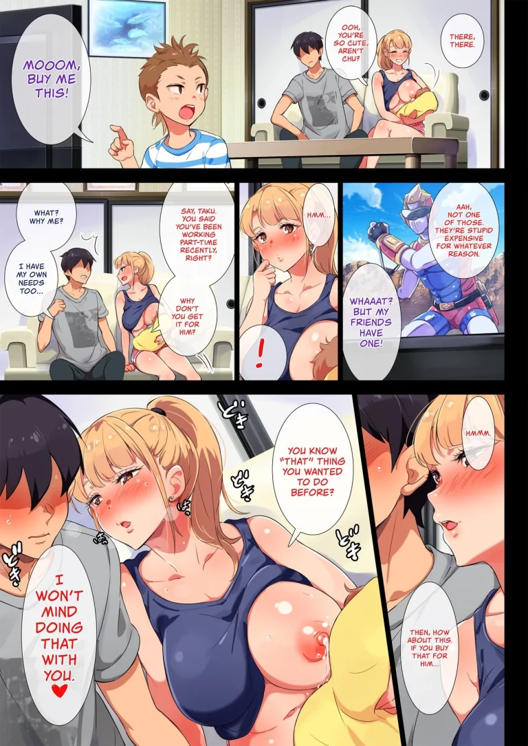 My Former-Delinquent Sister is Breastfeeding at Home 1.2 porn comic picture 45