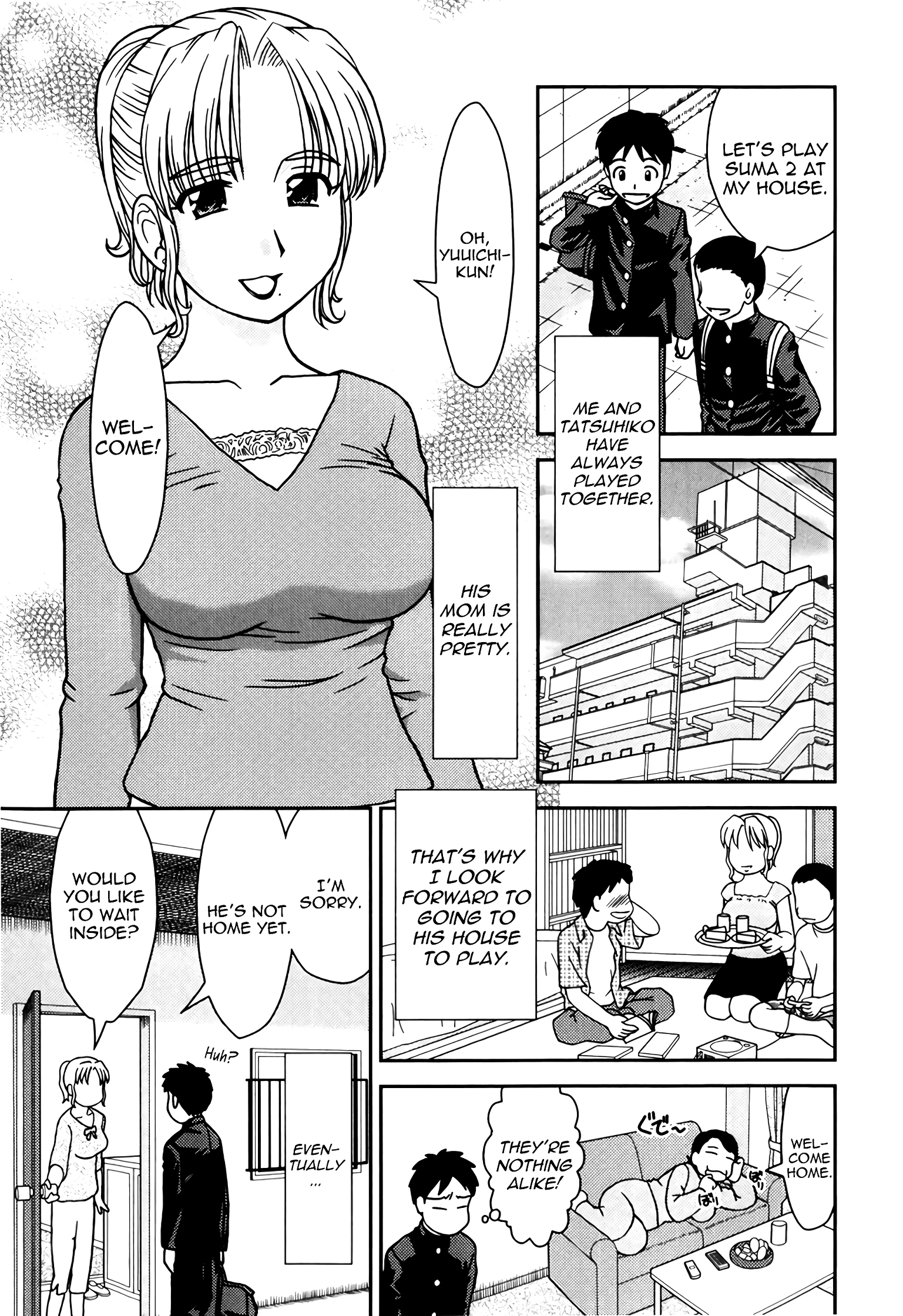 My Friend's Mom by Mori Takuya porn comic picture 1