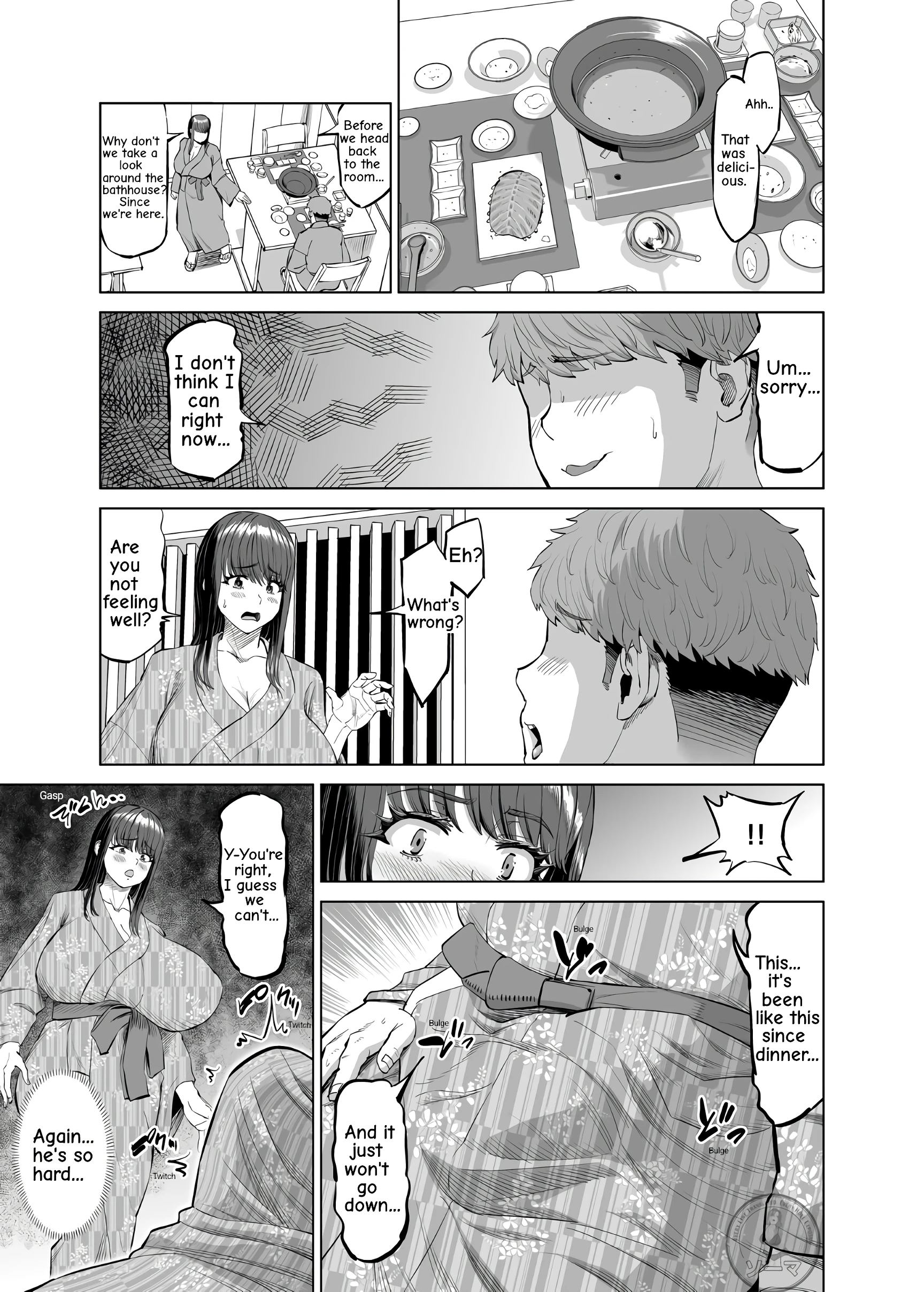My Friend's Mom Invited Me... On a Hot Spring Trip porn comic picture 28