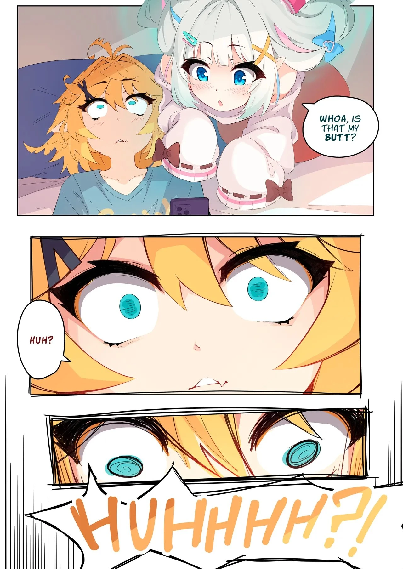 My GF (ghost friend) caught me Jerking Off and now she's Bouncing on it CRAZY STYLE porn comic picture 11
