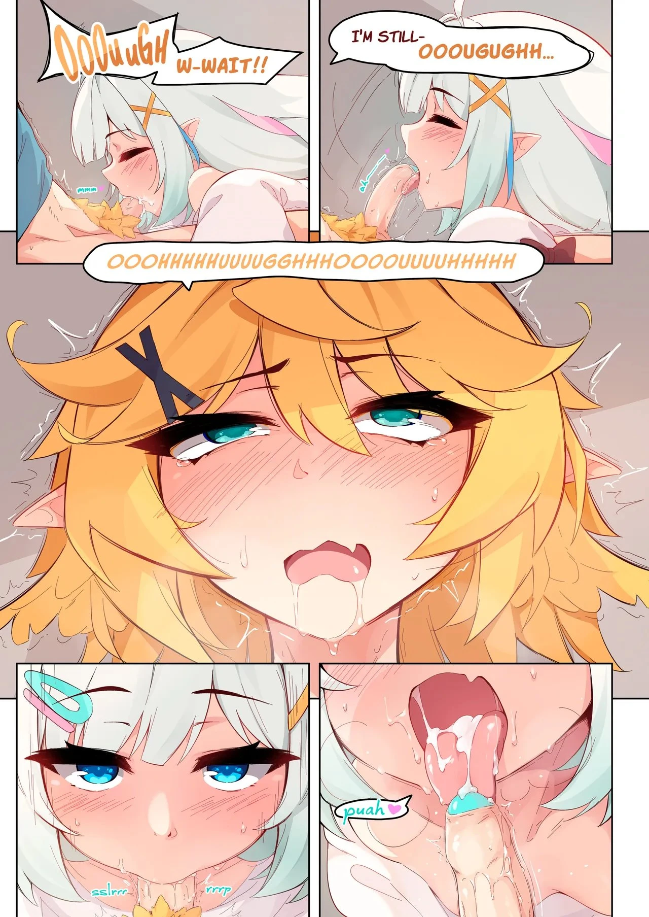 My GF (ghost friend) caught me Jerking Off and now she's Bouncing on it CRAZY STYLE porn comic picture 19