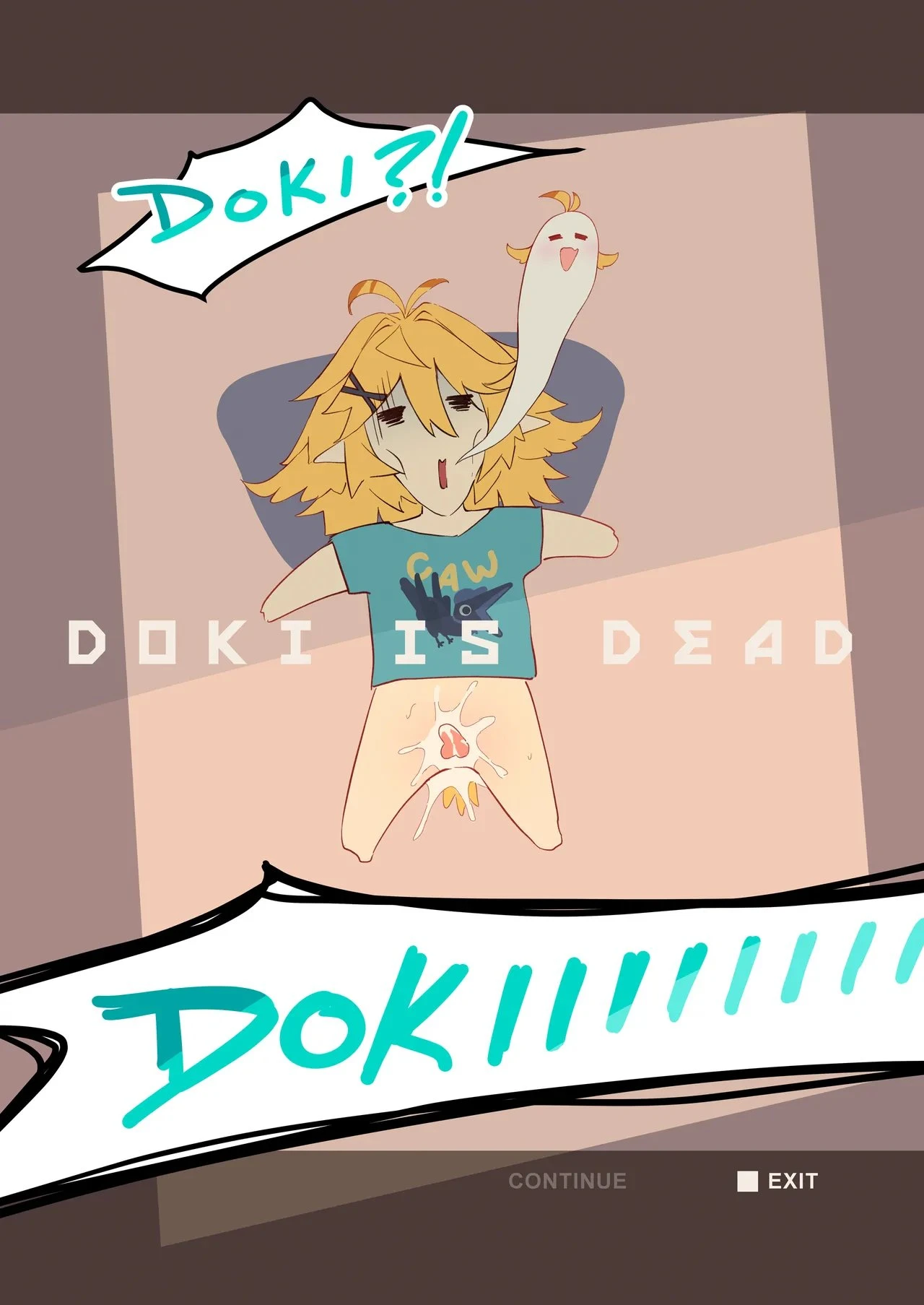 My GF (ghost friend) caught me Jerking Off and now she's Bouncing on it CRAZY STYLE porn comic picture 37