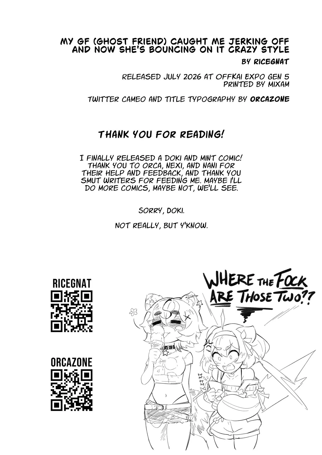 My GF (ghost friend) caught me Jerking Off and now she's Bouncing on it CRAZY STYLE porn comic picture 38