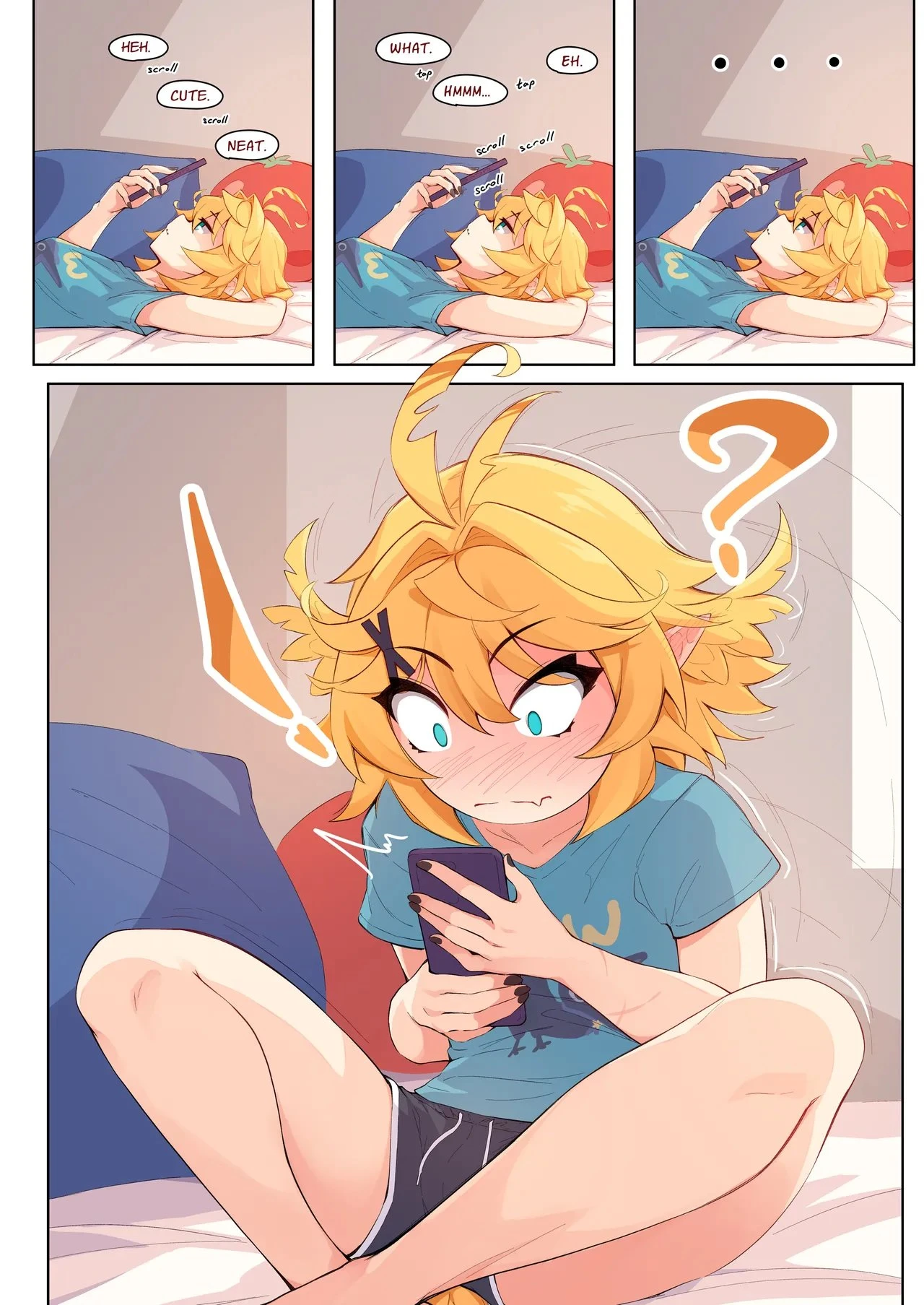 My GF (ghost friend) caught me Jerking Off and now she's Bouncing on it CRAZY STYLE porn comic picture 4