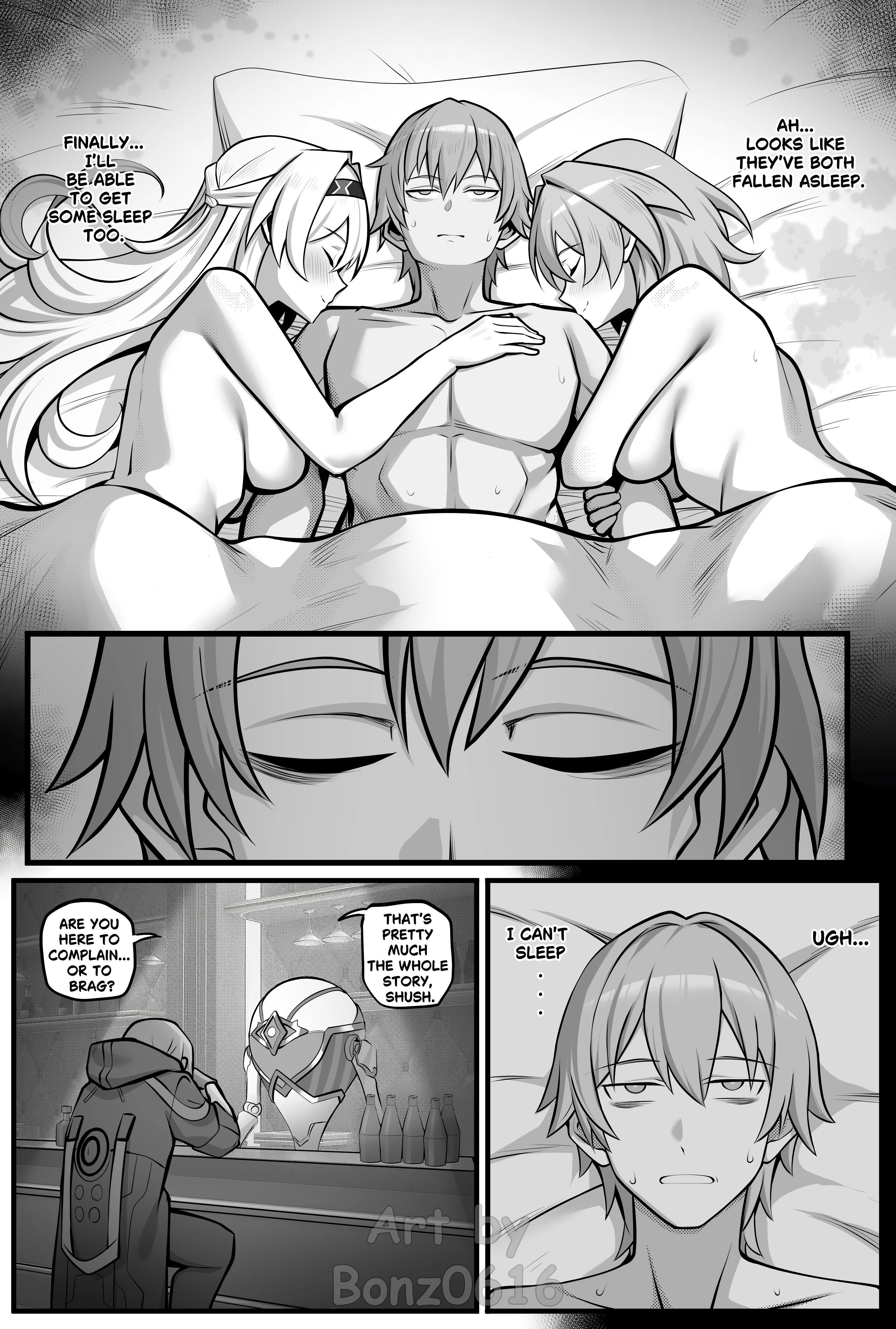 My Girlfriends Never! Let me sleep... porn comic picture 17