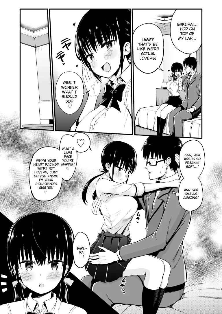 My Girlfriend's Sister is a Busty Deviless in a Miniskirt 3 porn comic picture 6