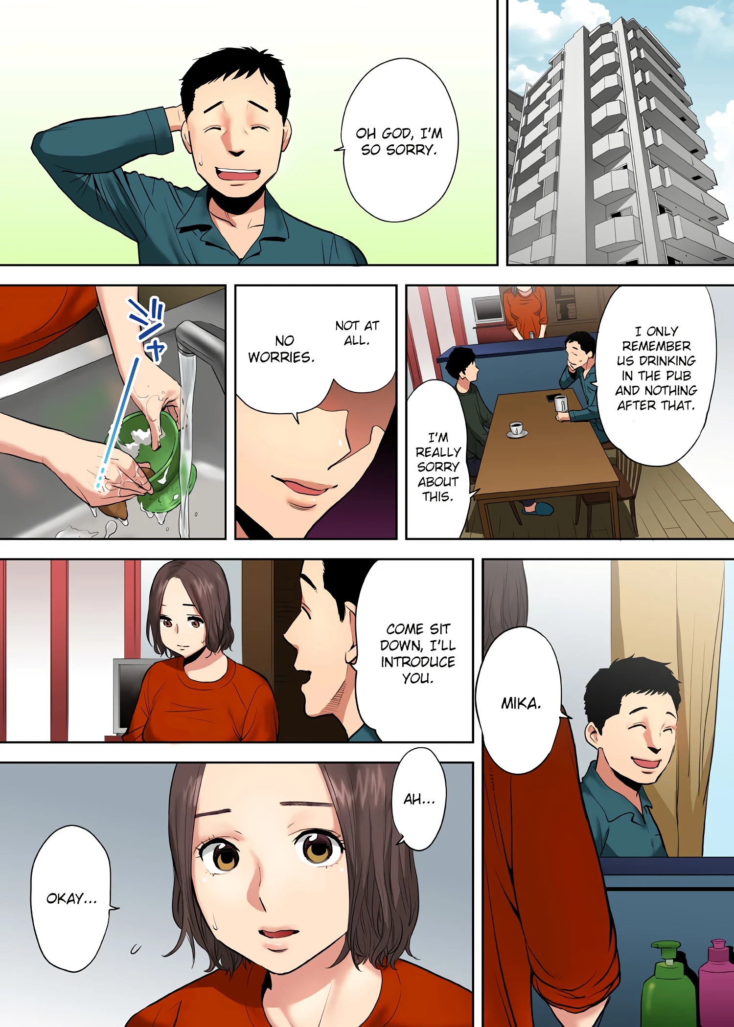 My Husband's Subordinate is Going to Make Me Cum... An Adulterous Wife Who Can't Resist the Pleasure 01 porn comic picture 18