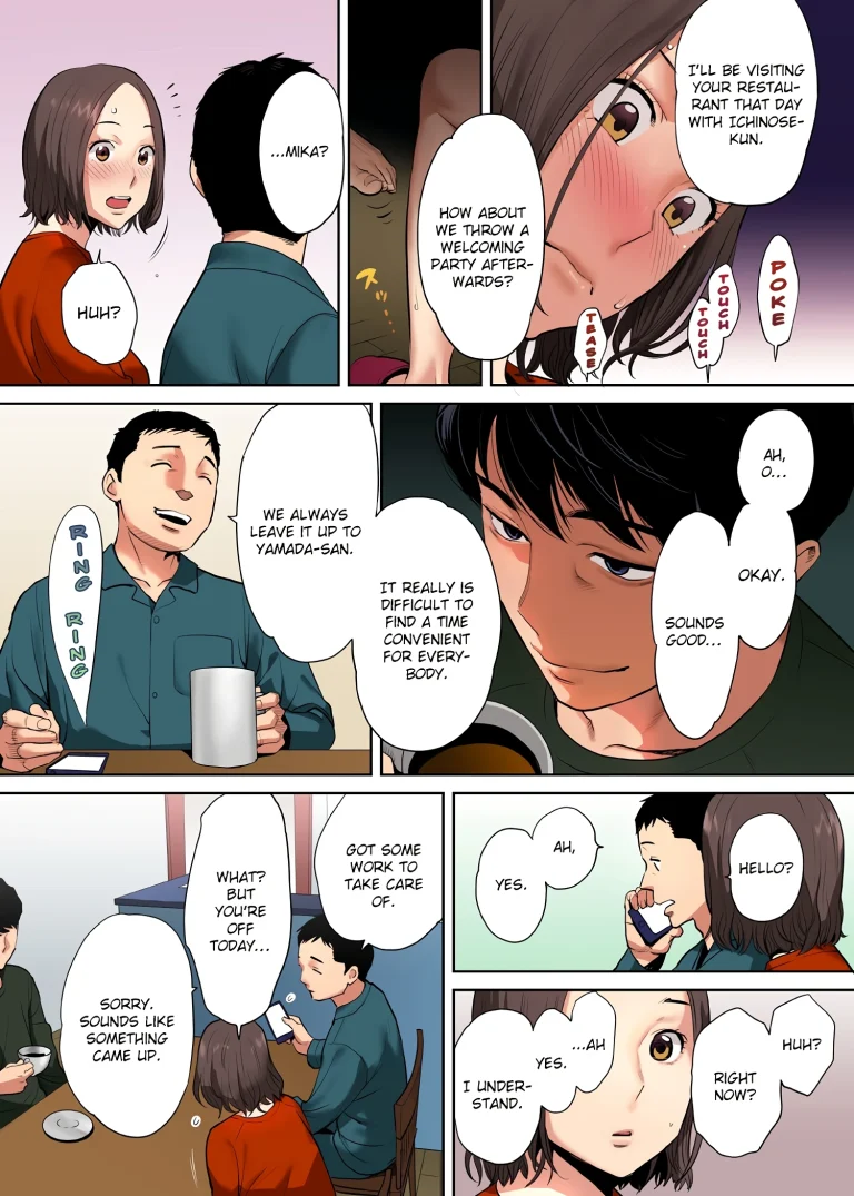 My Husband's Subordinate is Going to Make Me Cum... An Adulterous Wife Who Can't Resist the Pleasure 01 porn comic picture 20