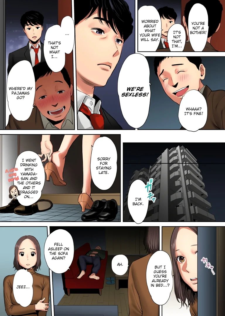 My Husband's Subordinate is Going to Make Me Cum... An Adulterous Wife Who Can't Resist the Pleasure 01 porn comic picture 6