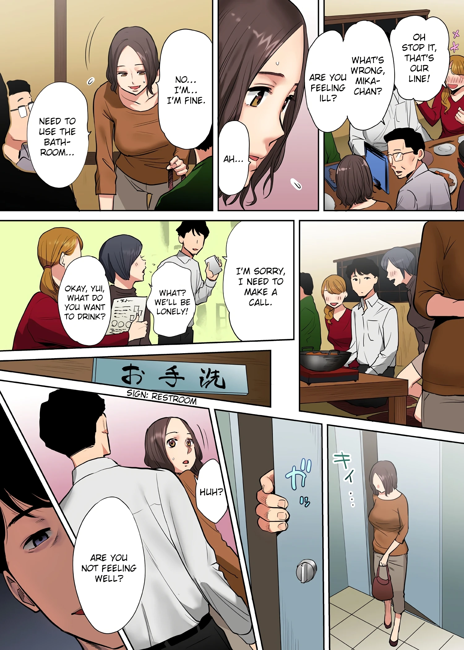 My Husband's Subordinate is Going to Make Me Cum... An Adulterous Wife Who Can't Resist the Pleasure 02 porn comic picture 16