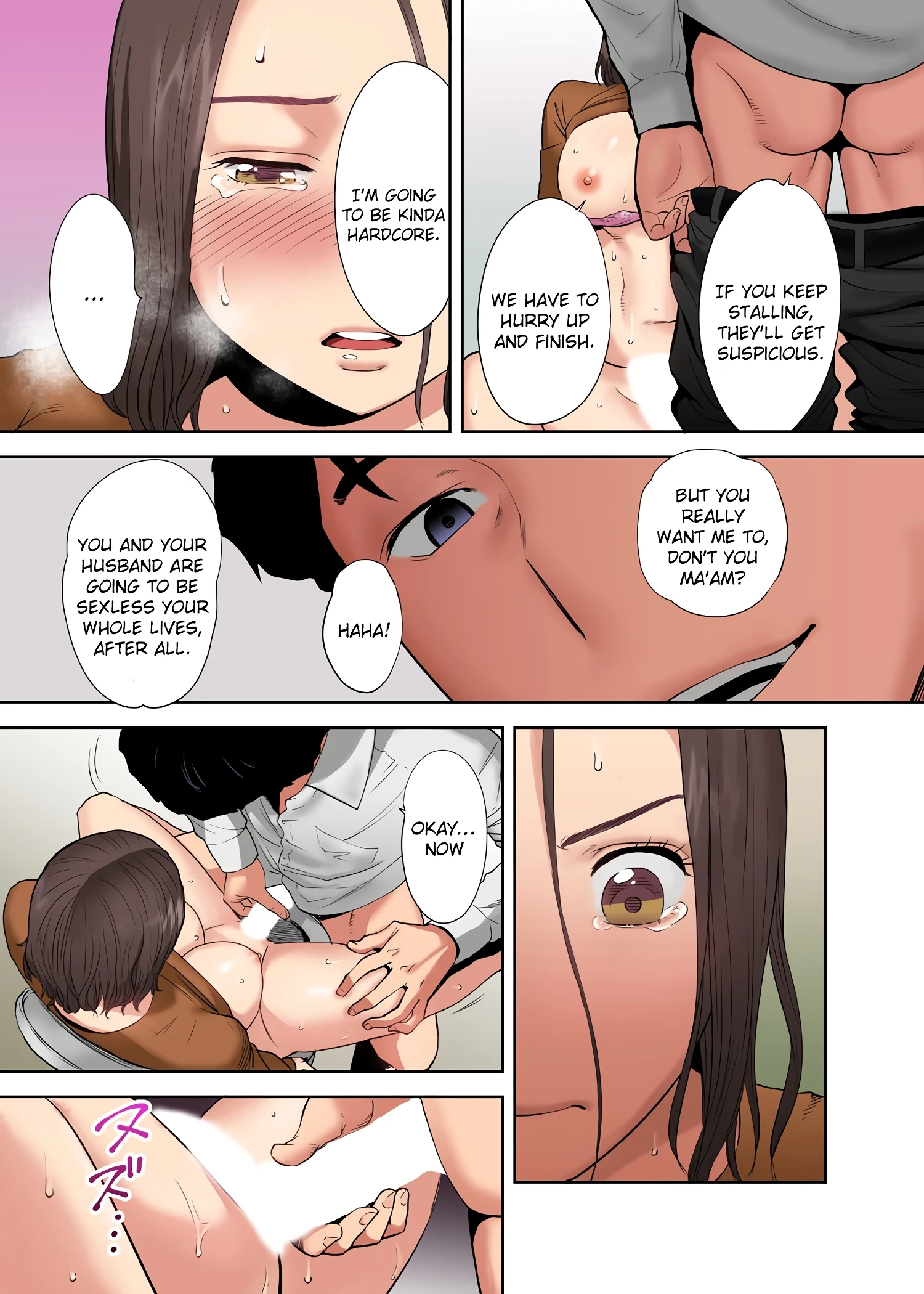 My Husband's Subordinate is Going to Make Me Cum... An Adulterous Wife Who Can't Resist the Pleasure 02 porn comic picture 20