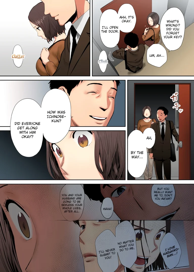 My Husband's Subordinate is Going to Make Me Cum... An Adulterous Wife Who Can't Resist the Pleasure 03 porn comic picture 3