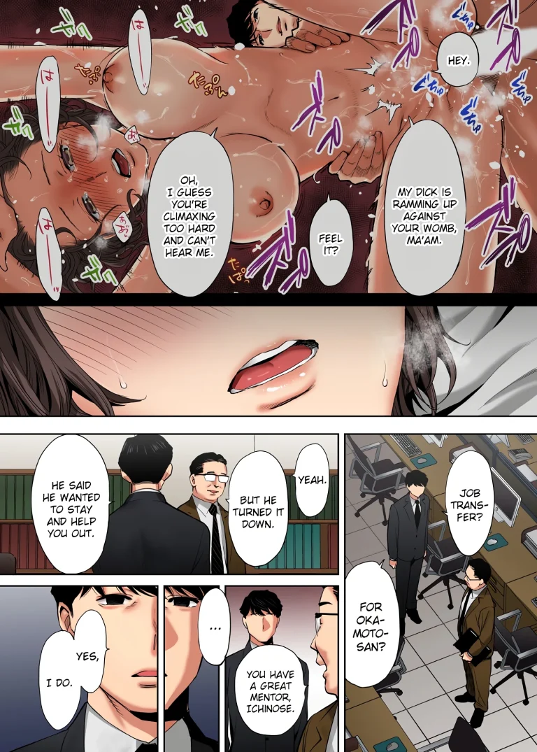My Husband's Subordinate is Going to Make Me Cum... An Adulterous Wife Who Can't Resist the Pleasure 06 porn comic picture 17