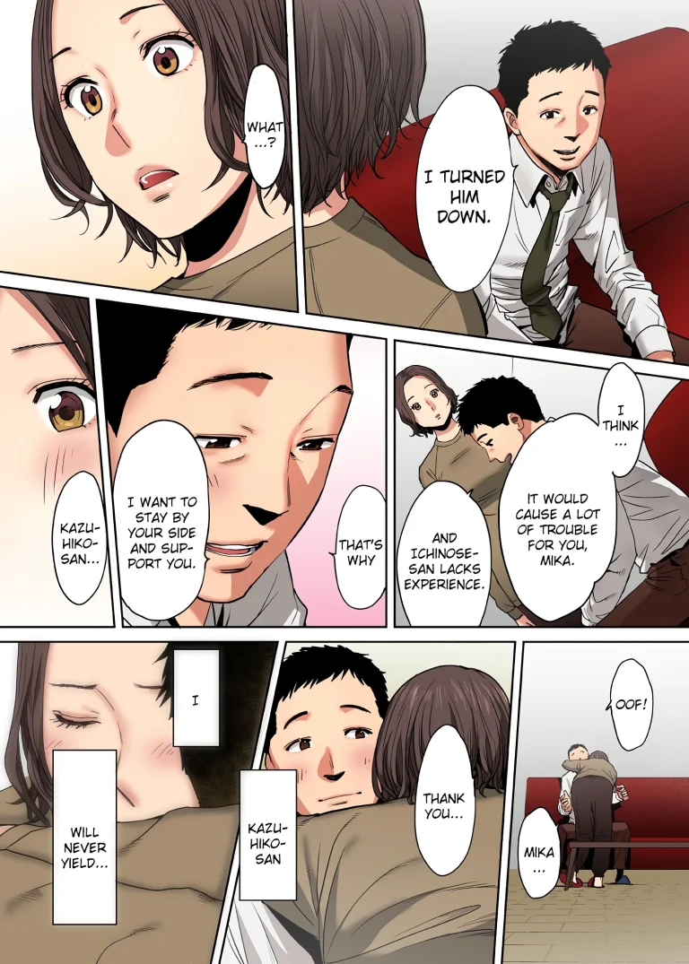 My Husband's Subordinate is Going to Make Me Cum... An Adulterous Wife Who Can't Resist the Pleasure 06 porn comic picture 9