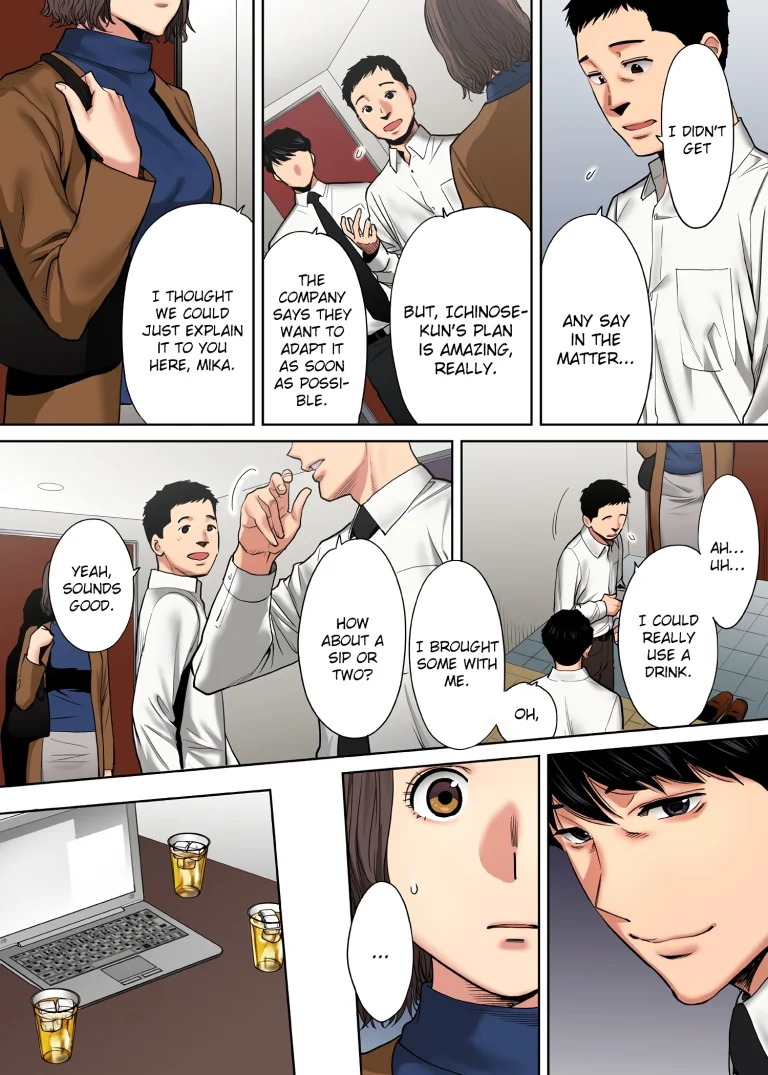 My Husband's Subordinate is Going to Make Me Cum... An Adulterous Wife Who Can't Resist the Pleasure 07 porn comic picture 12