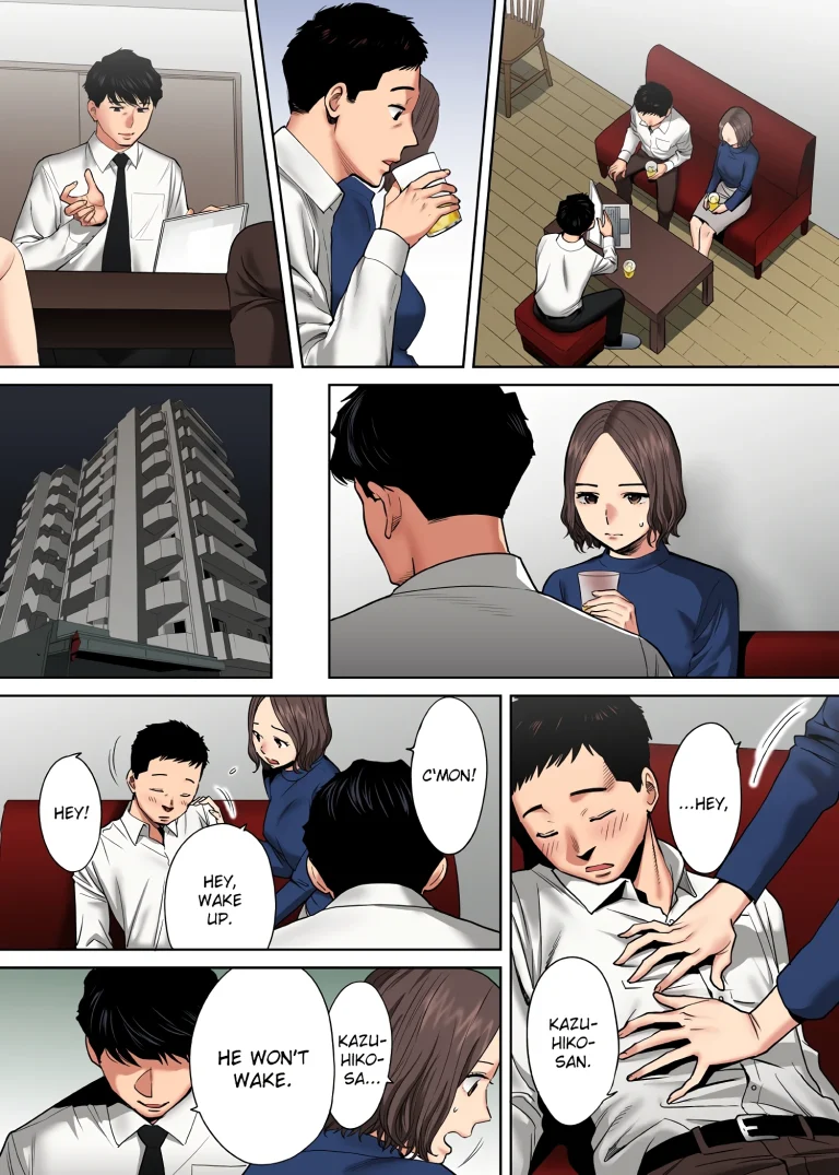 My Husband's Subordinate is Going to Make Me Cum... An Adulterous Wife Who Can't Resist the Pleasure 07 porn comic picture 13