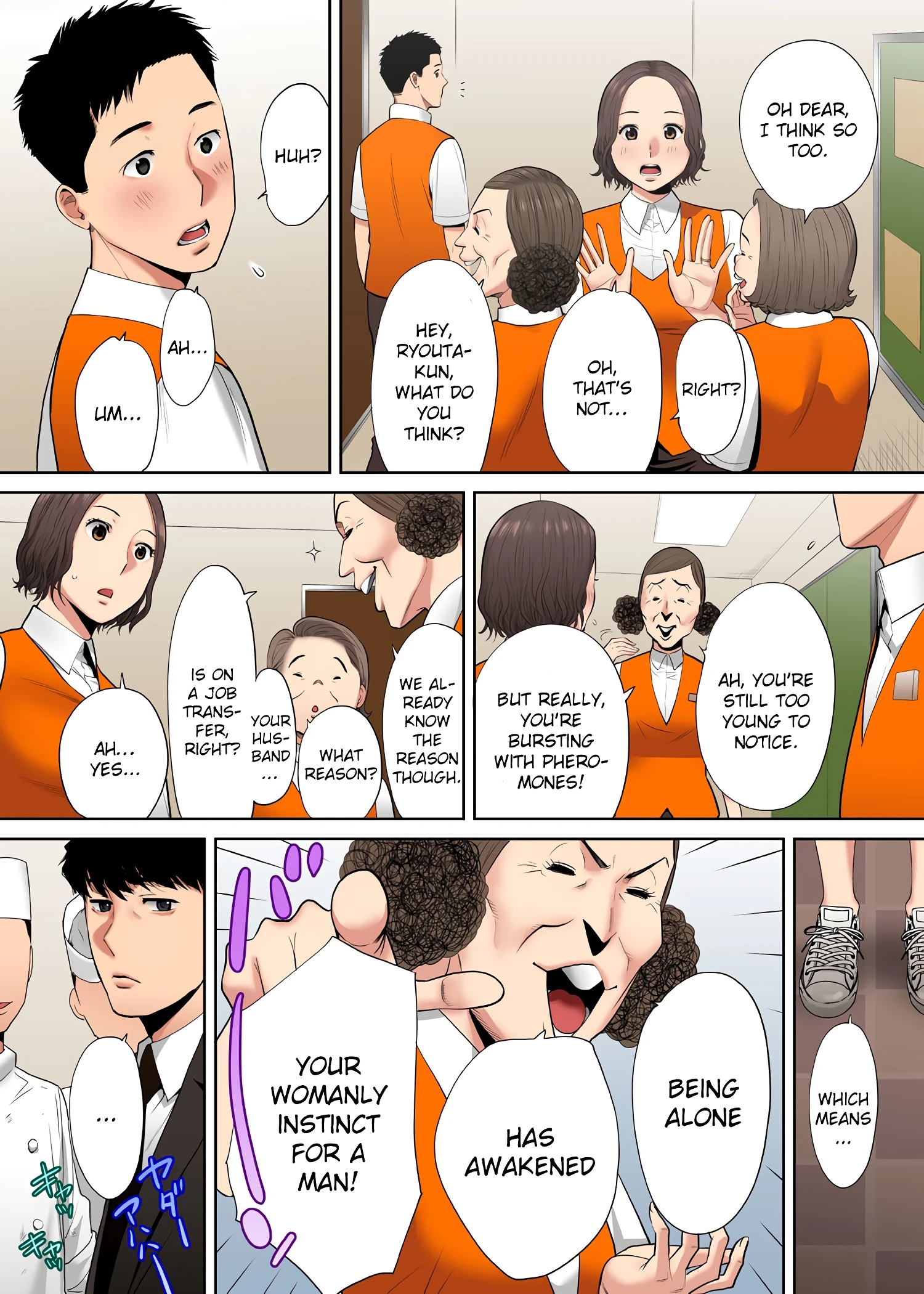 My Husband's Subordinate is Going to Make Me Cum... An Adulterous Wife Who Can't Resist the Pleasure 08 porn comic picture 24