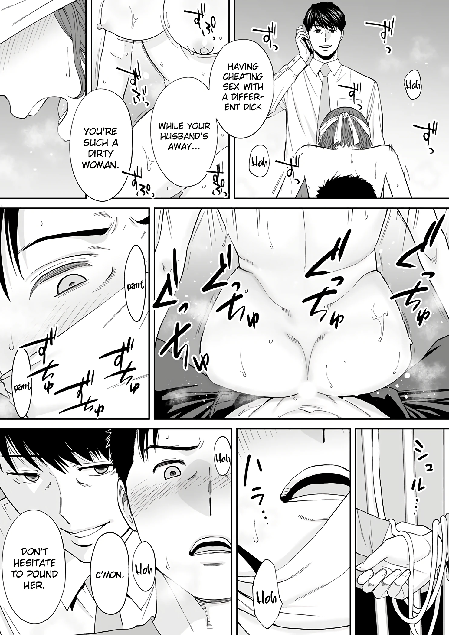 My Husband's Subordinate is Going to Make Me Cum... An Adulterous Wife Who Can't Resist the Pleasure 12 porn comic picture 13