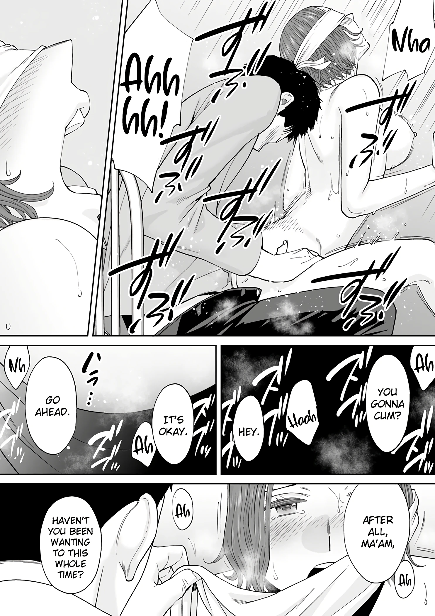 My Husband's Subordinate is Going to Make Me Cum... An Adulterous Wife Who Can't Resist the Pleasure 12 porn comic picture 15