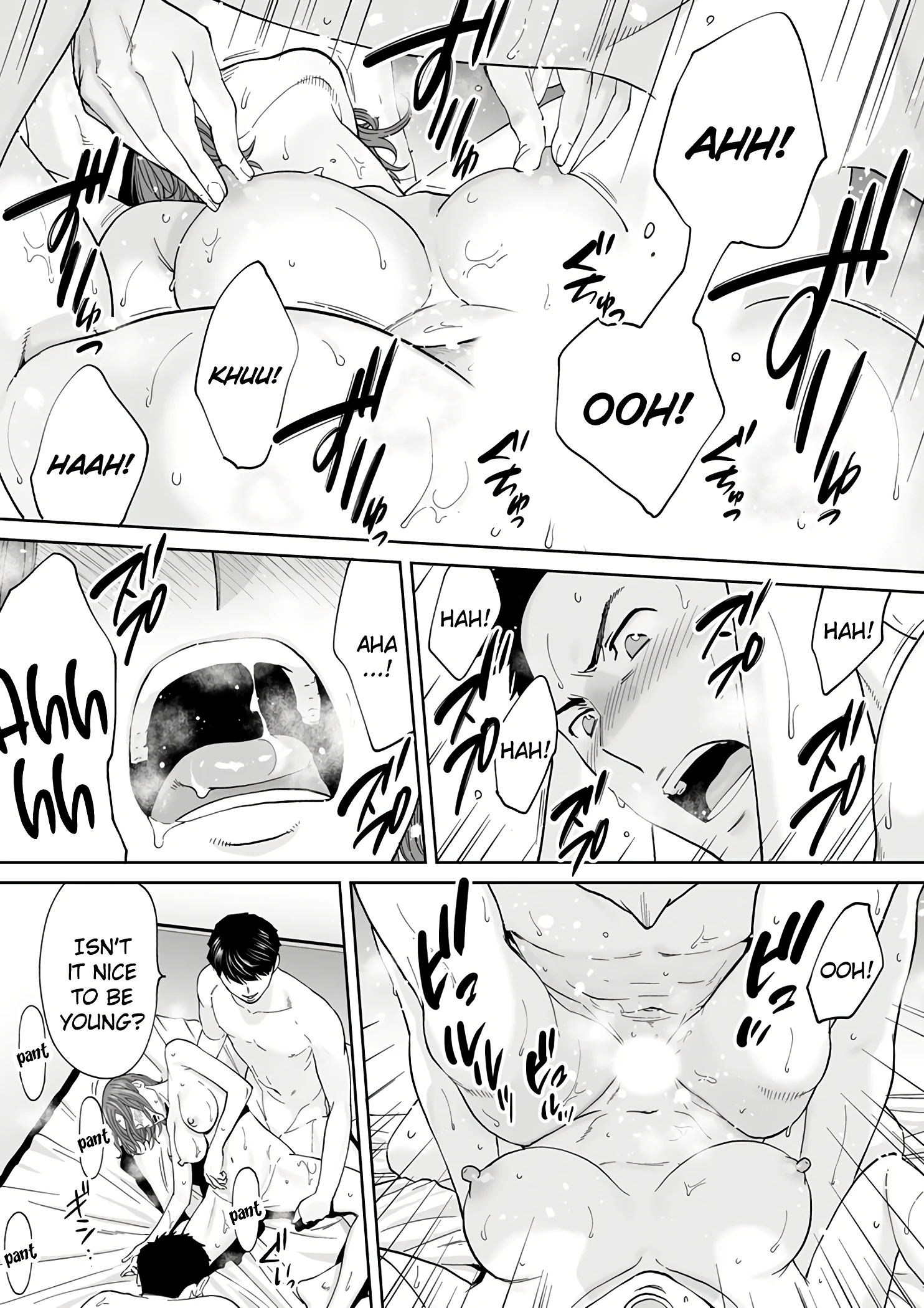 My Husband's Subordinate is Going to Make Me Cum... An Adulterous Wife Who Can't Resist the Pleasure 12 porn comic picture 21