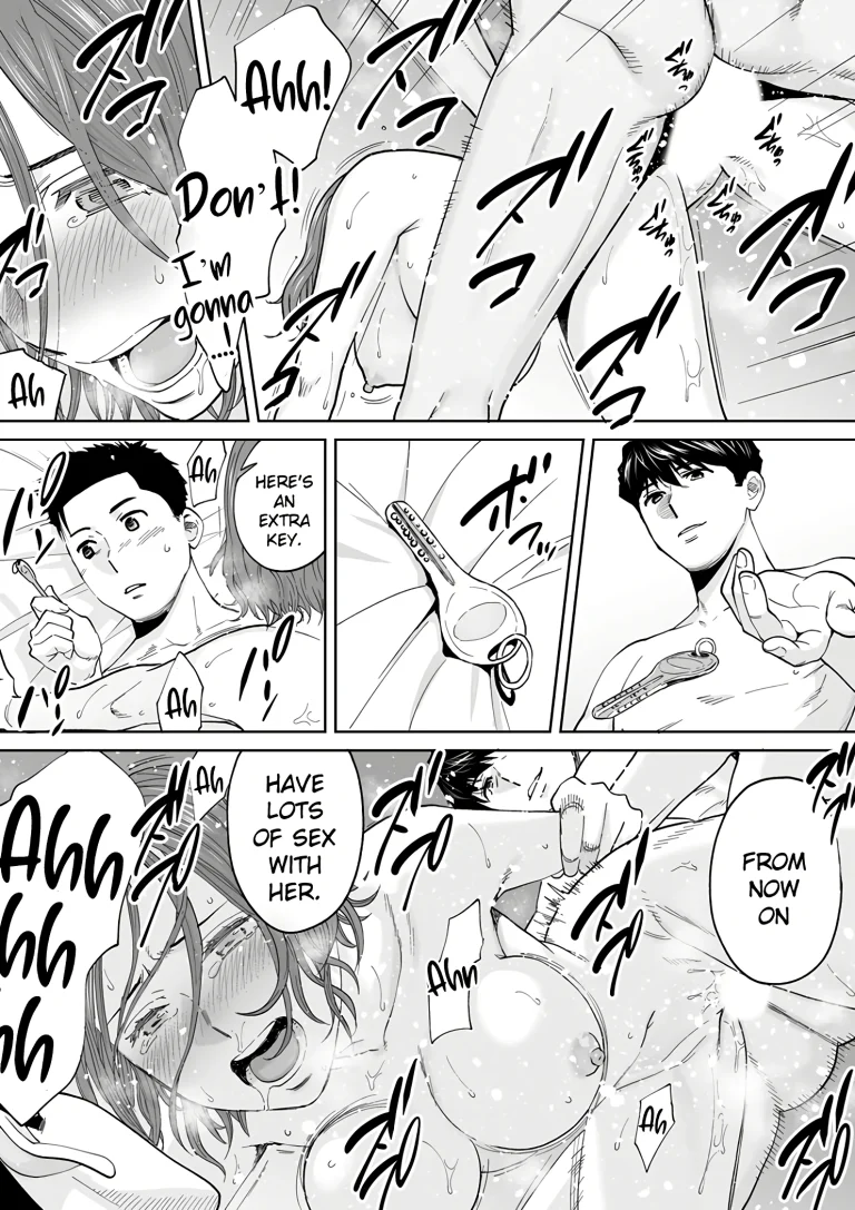 My Husband's Subordinate is Going to Make Me Cum... An Adulterous Wife Who Can't Resist the Pleasure 12 porn comic picture 26