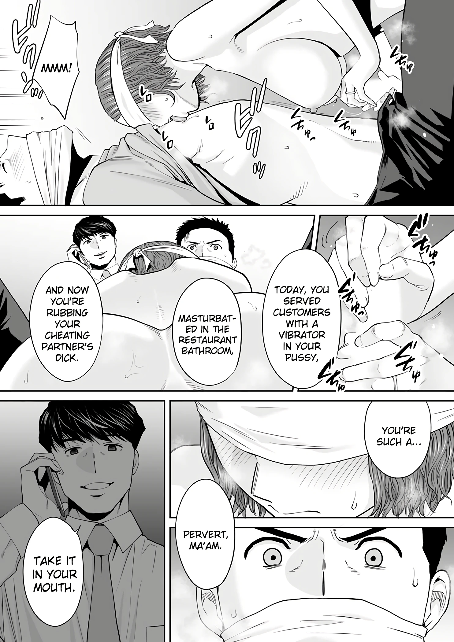 My Husband's Subordinate is Going to Make Me Cum... An Adulterous Wife Who Can't Resist the Pleasure 12 porn comic picture 4