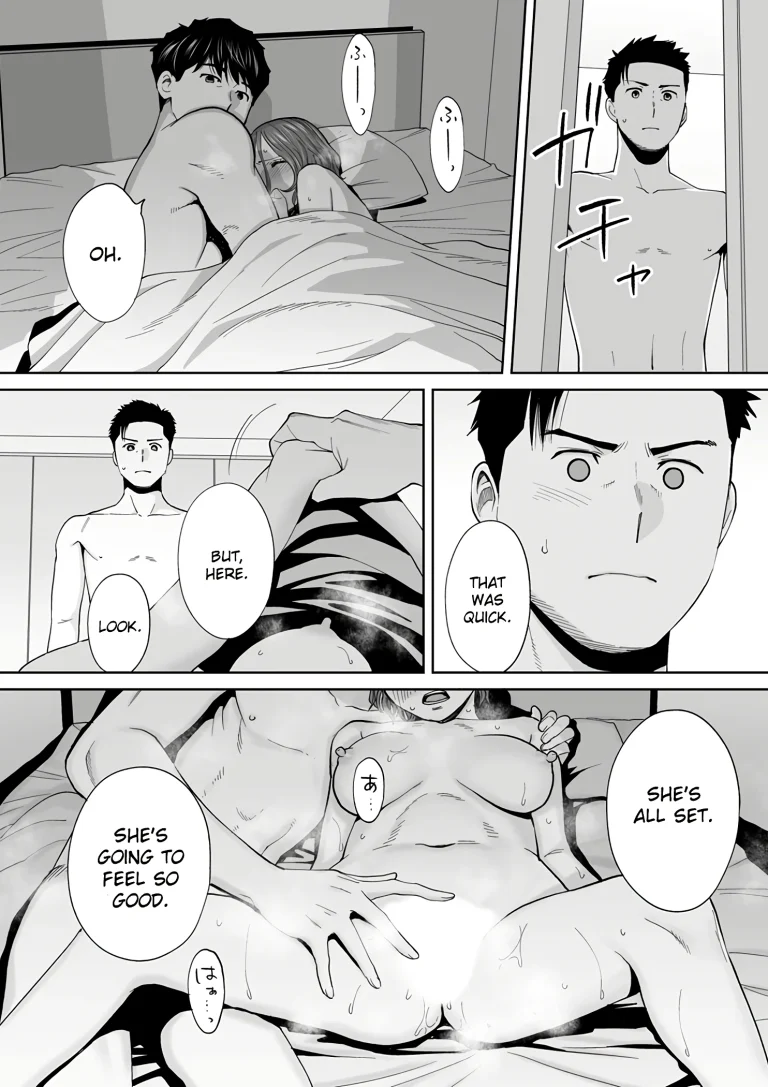 My Husband's Subordinate is Going to Make Me Cum... An Adulterous Wife Who Can't Resist the Pleasure 13 porn comic picture 17