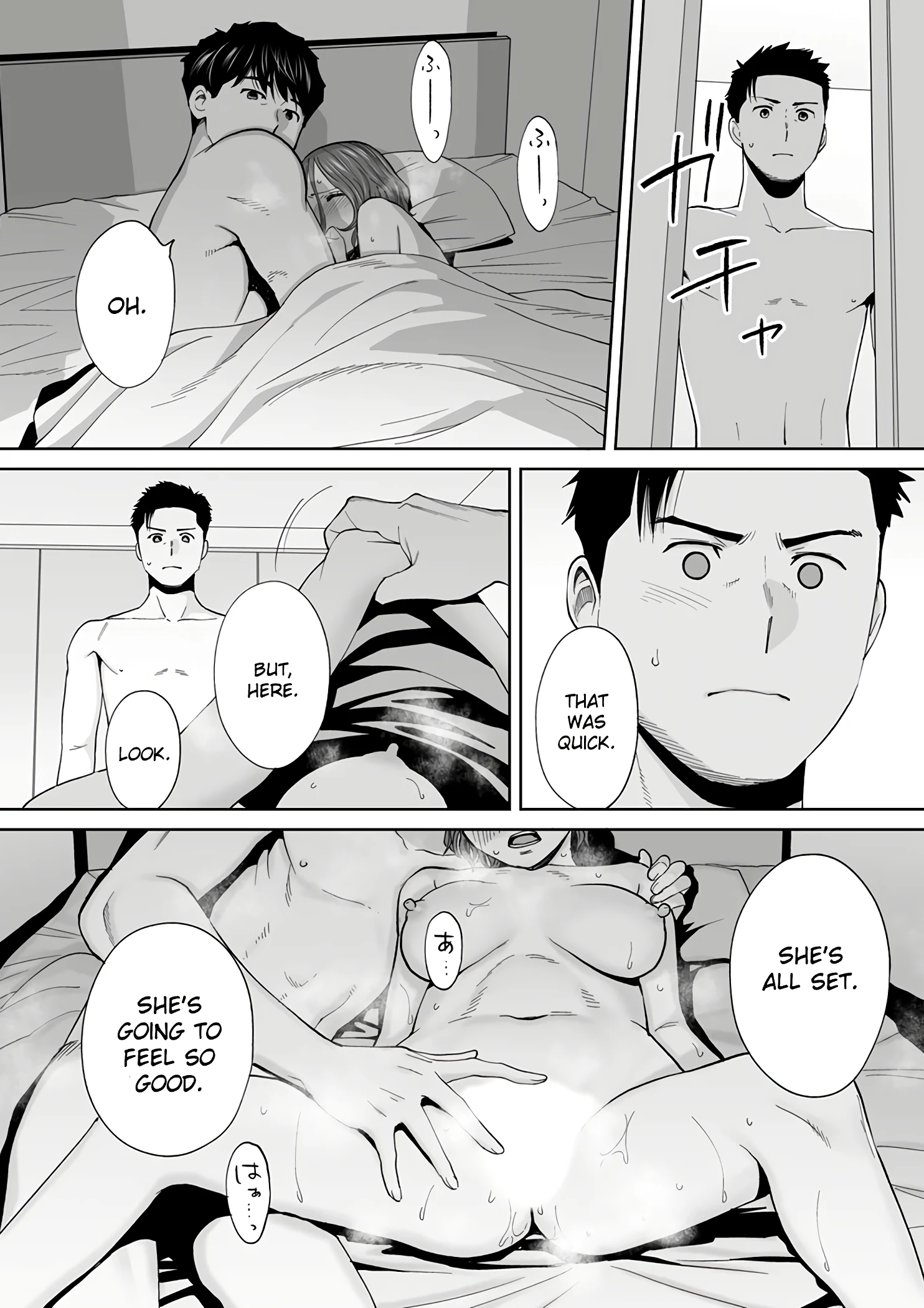 My Husband's Subordinate is Going to Make Me Cum... An Adulterous Wife Who Can't Resist the Pleasure 13 porn comic picture 17