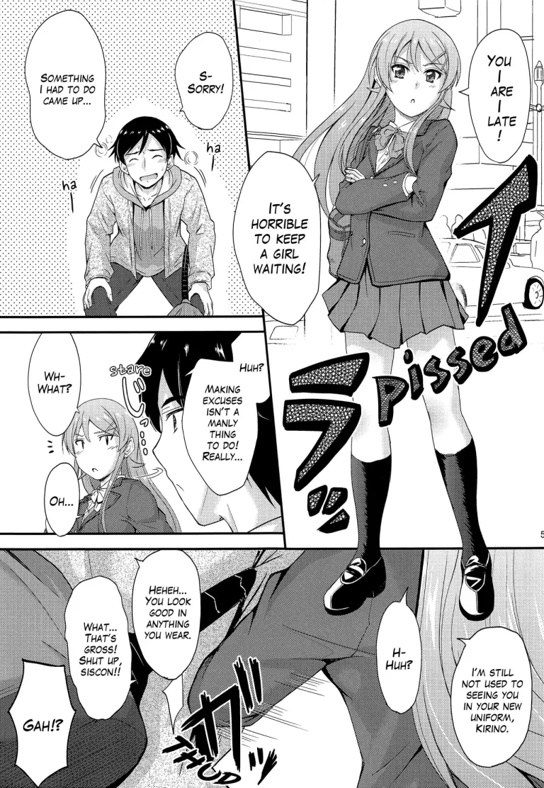 My older brother gets aroused and he's super annoying whenever I wear new clothes. porn comic picture 4