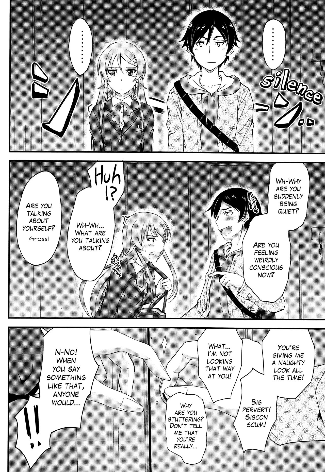 My older brother gets aroused and he's super annoying whenever I wear new clothes. porn comic picture 7