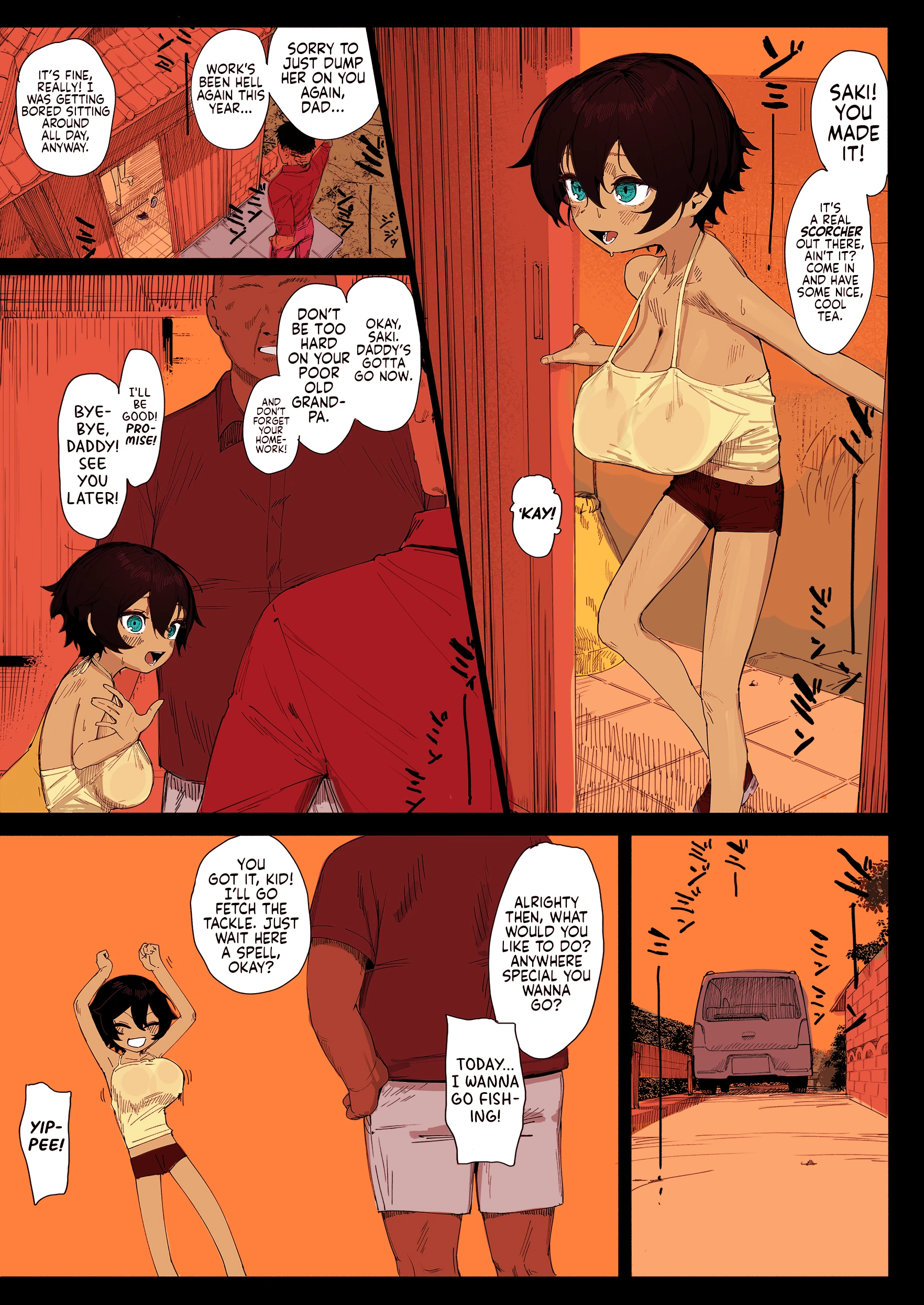 My Summer Vacation With Peepaw porn comic picture 4