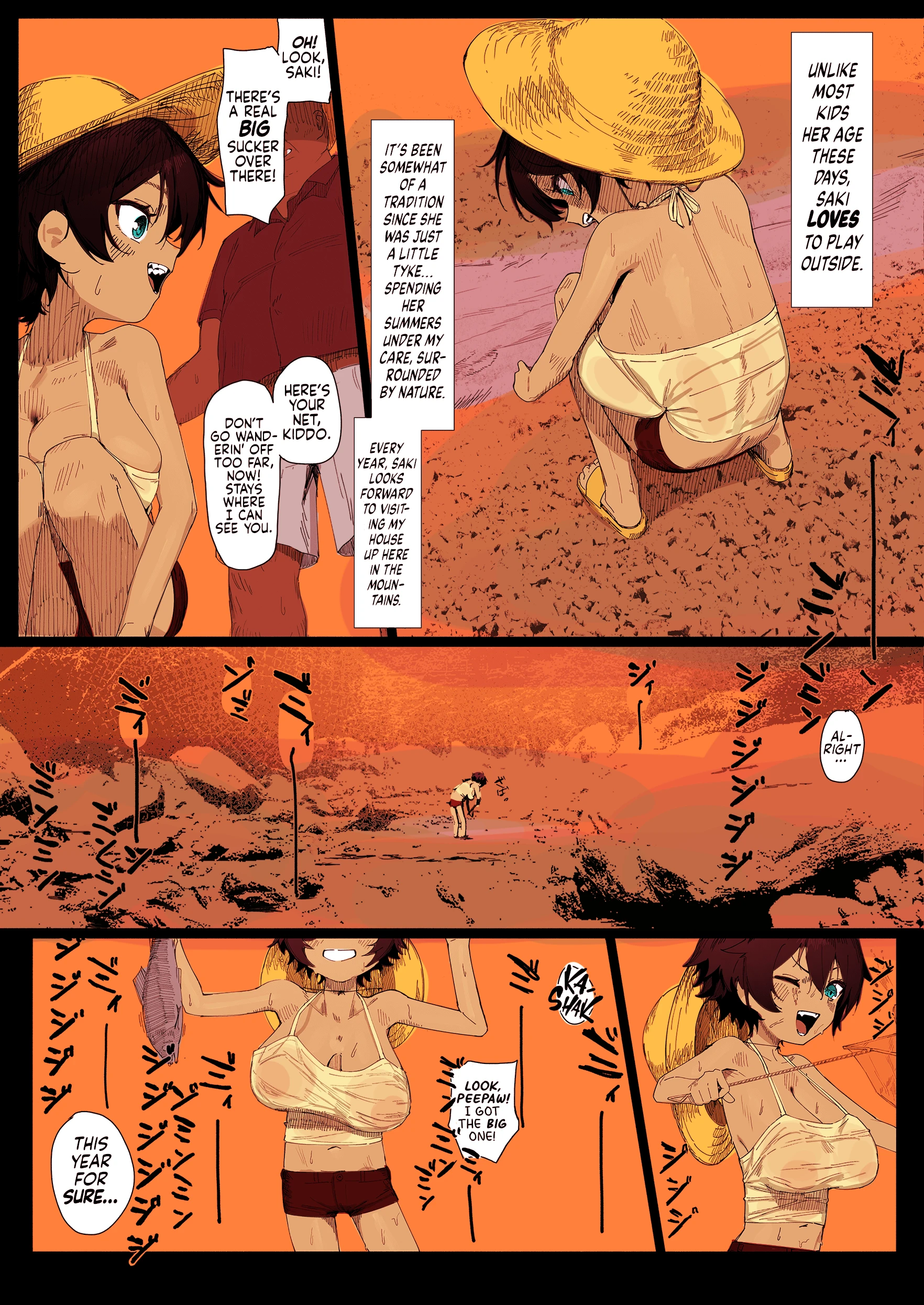 My Summer Vacation With Peepaw porn comic picture 5