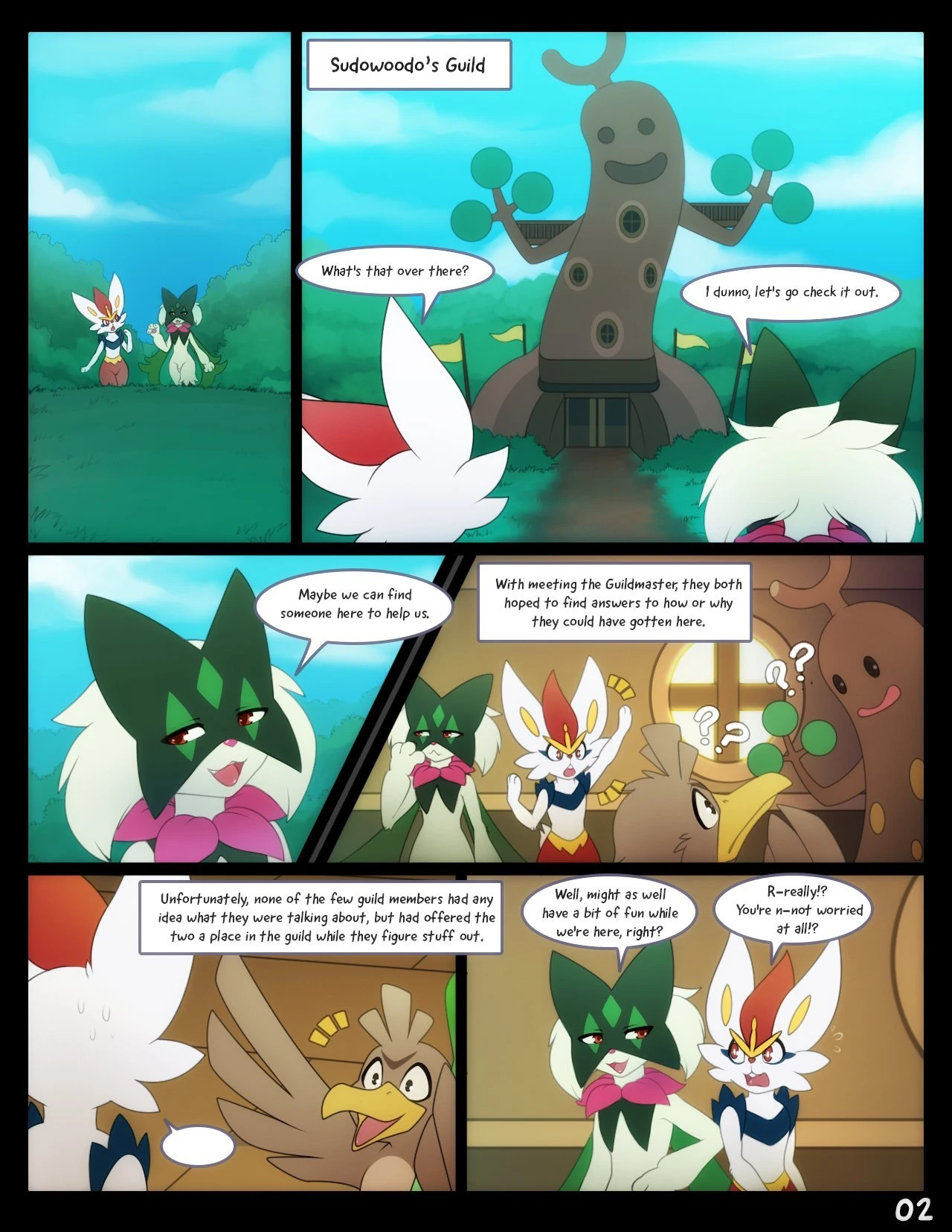 Mystery Dungeon Misadventures: Fastest of Friends porn comic picture 3