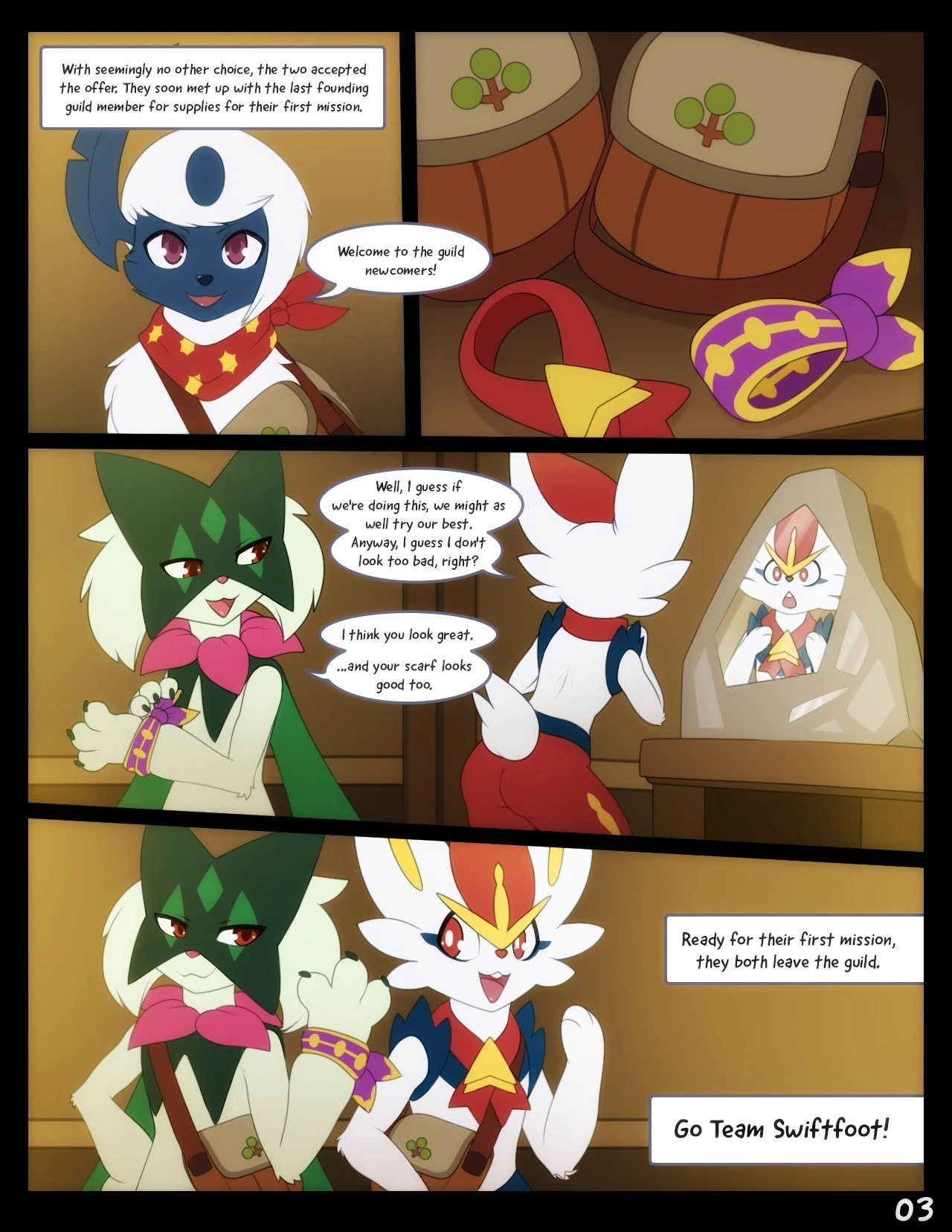Mystery Dungeon Misadventures: Fastest of Friends porn comic picture 4
