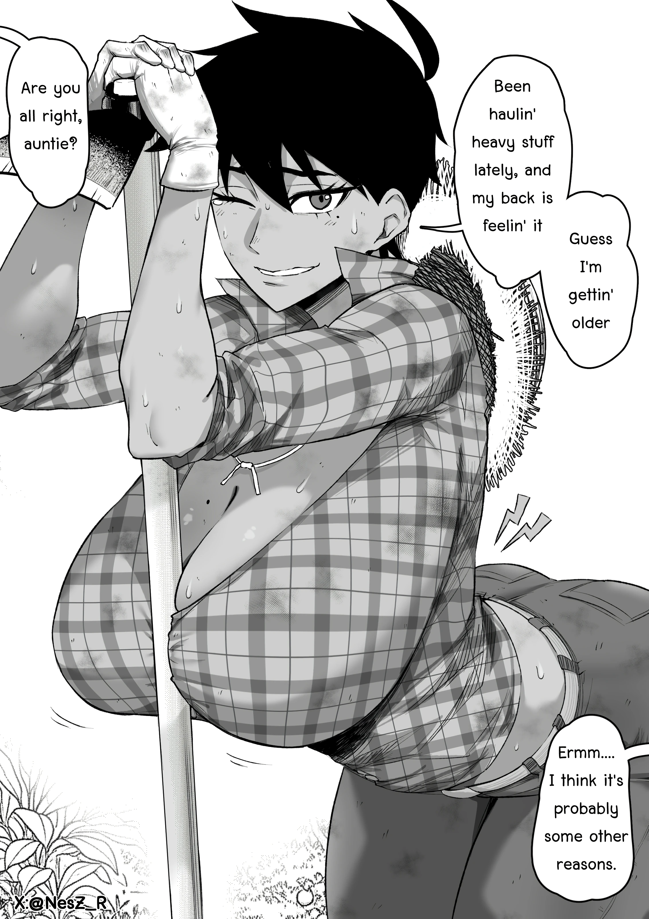 Napha - Tomboy Aunt porn comic picture 6