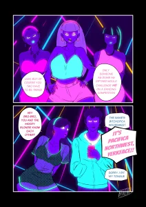 Neon Party 1 - 3 porn comic picture 1