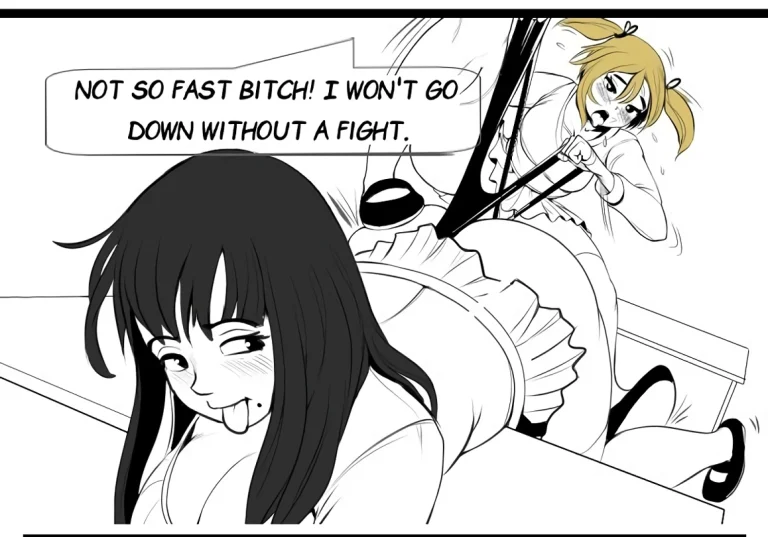 Nessie Vs Alison porn comic picture 6