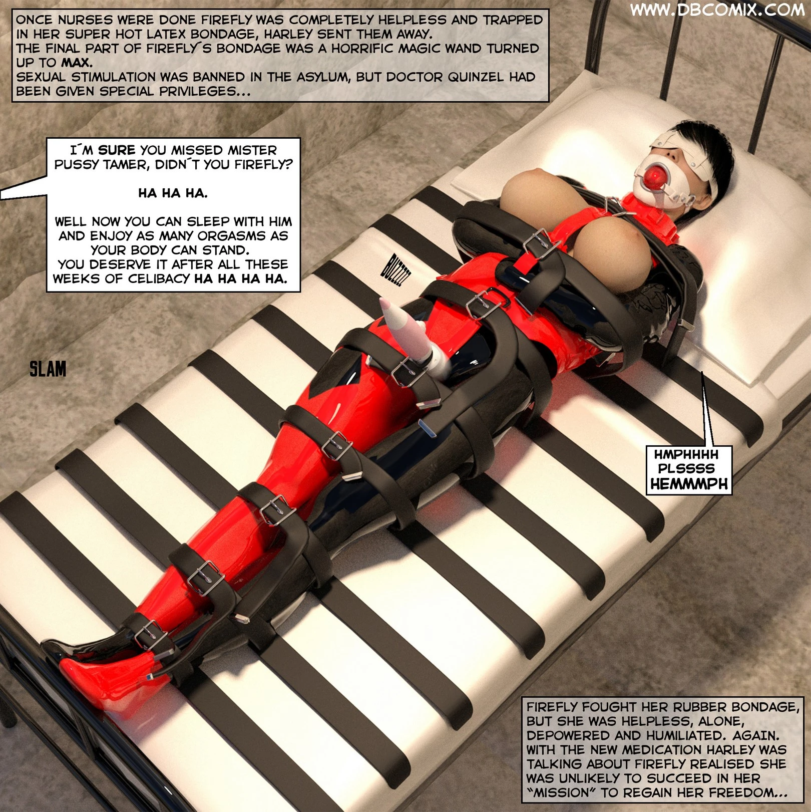 New Arkham For Superheroines 1 - Humiliation and Degradation of Power Girl porn comic picture 10