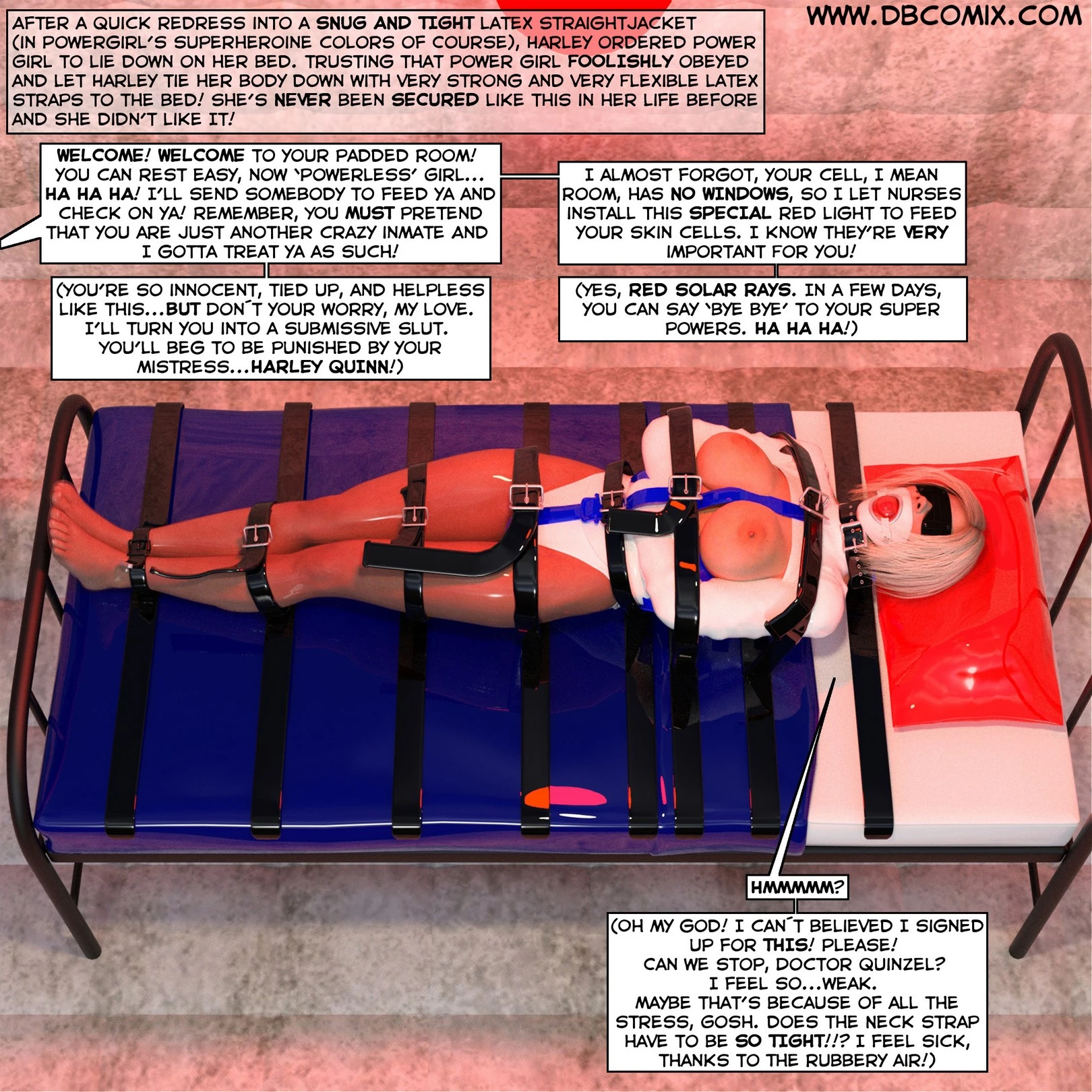 New Arkham For Superheroines 1 - Humiliation and Degradation of Power Girl porn comic picture 25