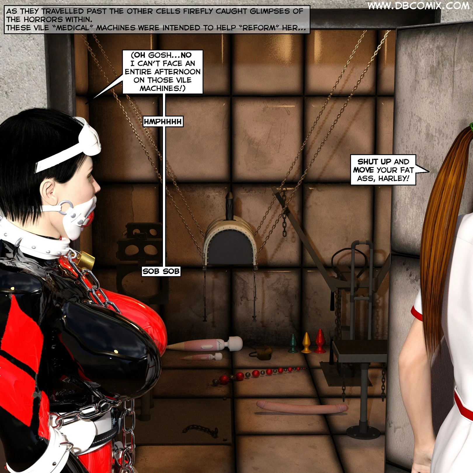 New Arkham For Superheroines 1 - Humiliation and Degradation of Power Girl porn comic picture 4